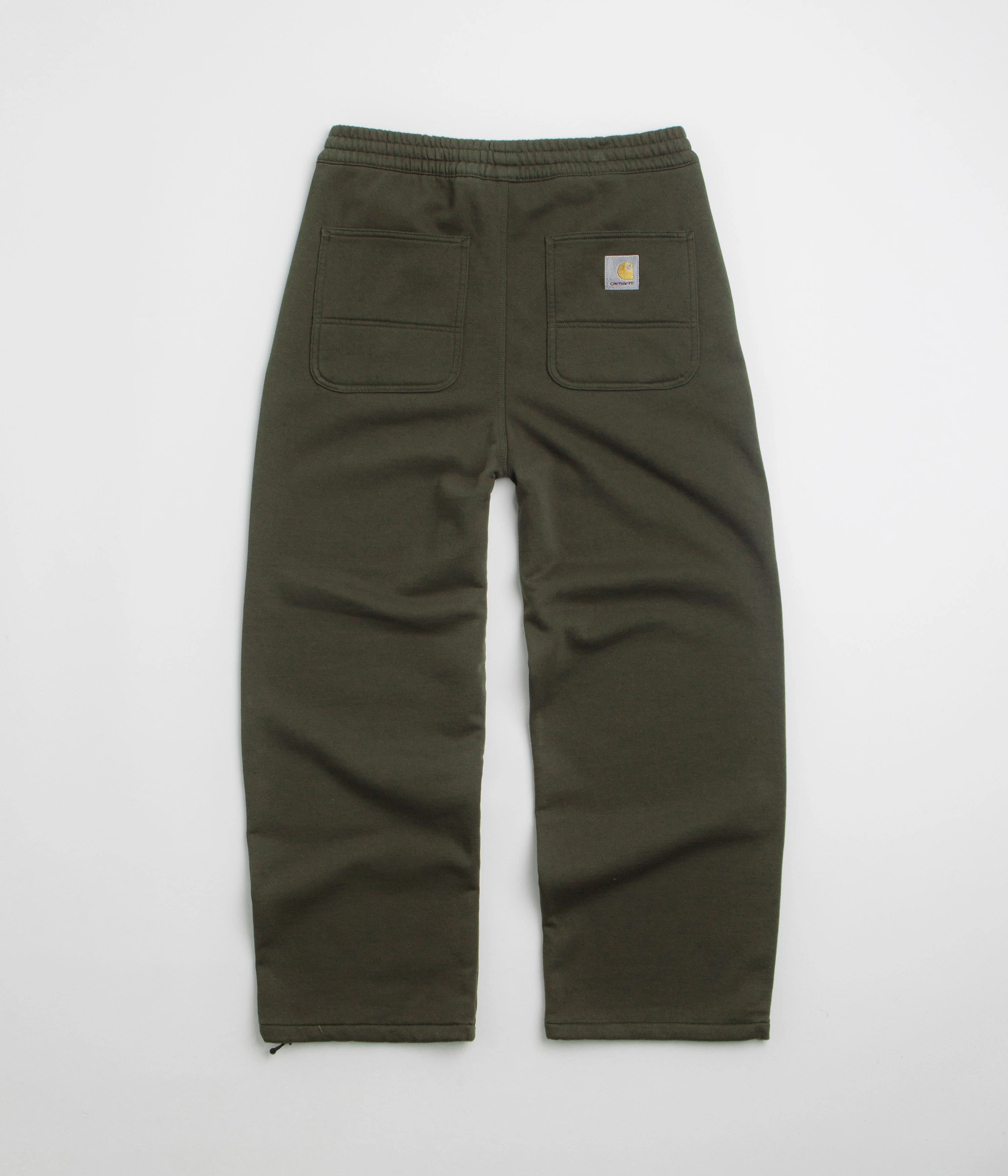 Carhartt Double Knee Sweatpants - Olive Eco Friendly Fabric