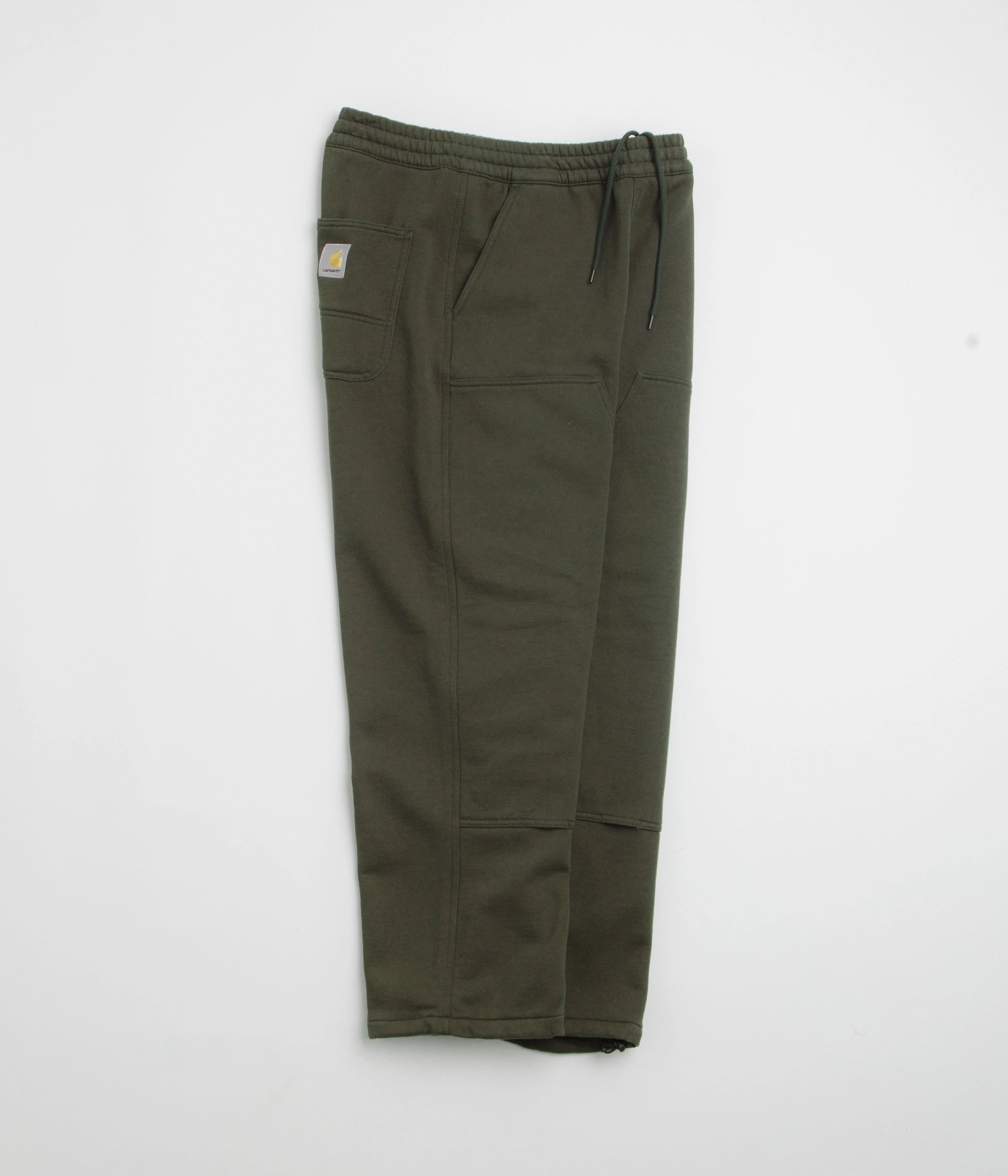 Carhartt Double Knee Sweatpants - Olive Compression Support Lining
