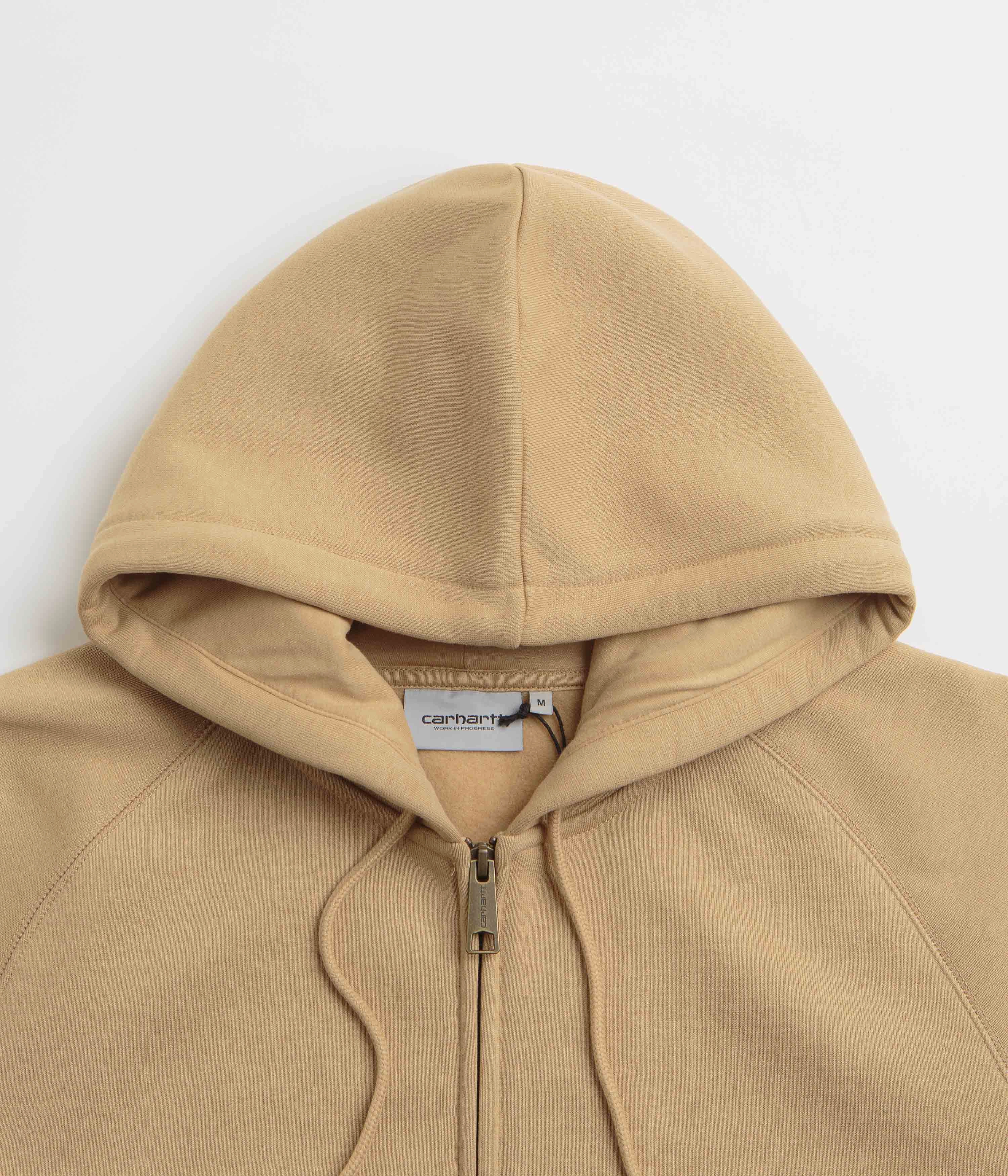Reinforced Elbows countryside Carhartt Hooded Chase Jacket - Dusty Hamilton Brown / Gold
