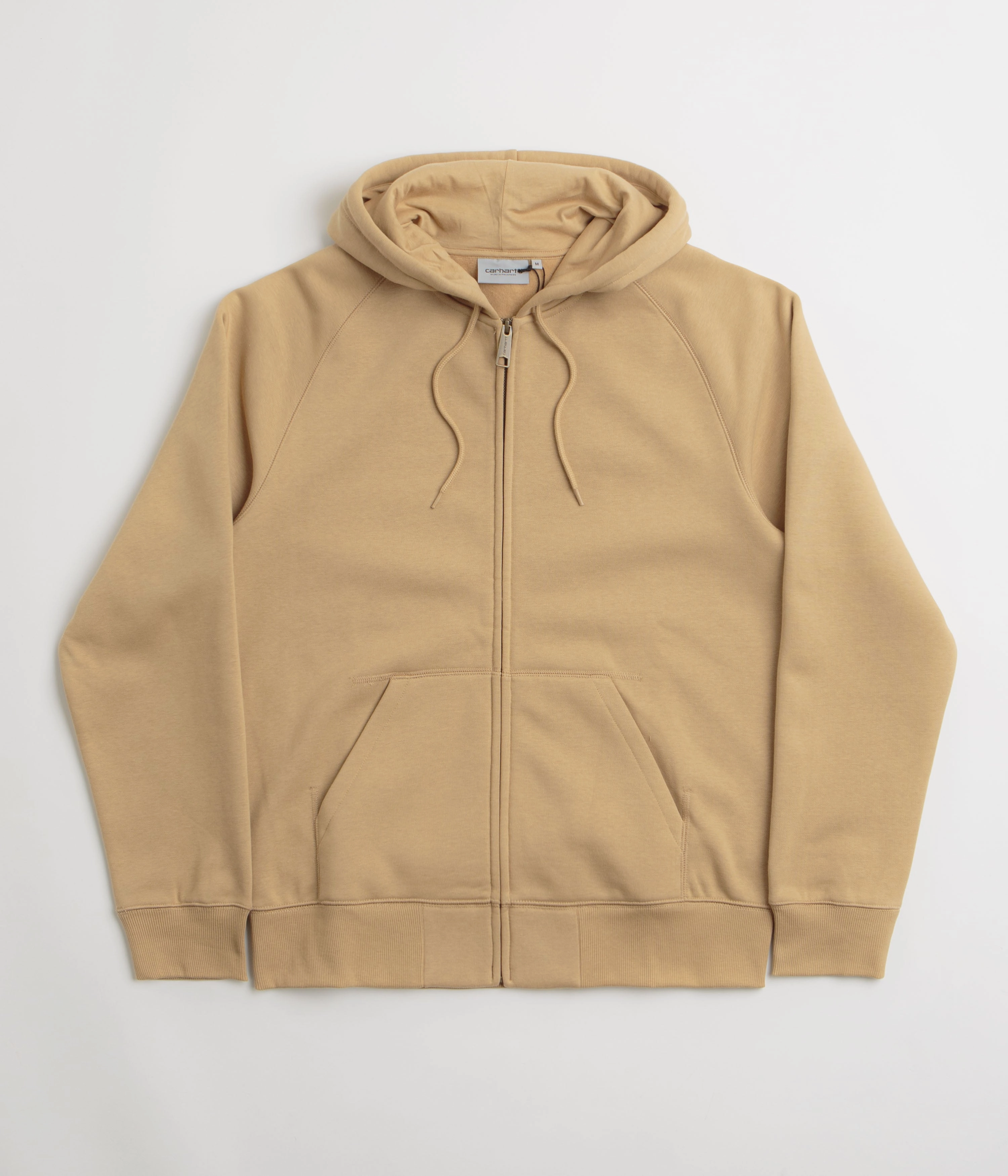 Carhartt Hooded Chase Jacket - Dusty Hamilton Brown / Gold FullLengthZip type