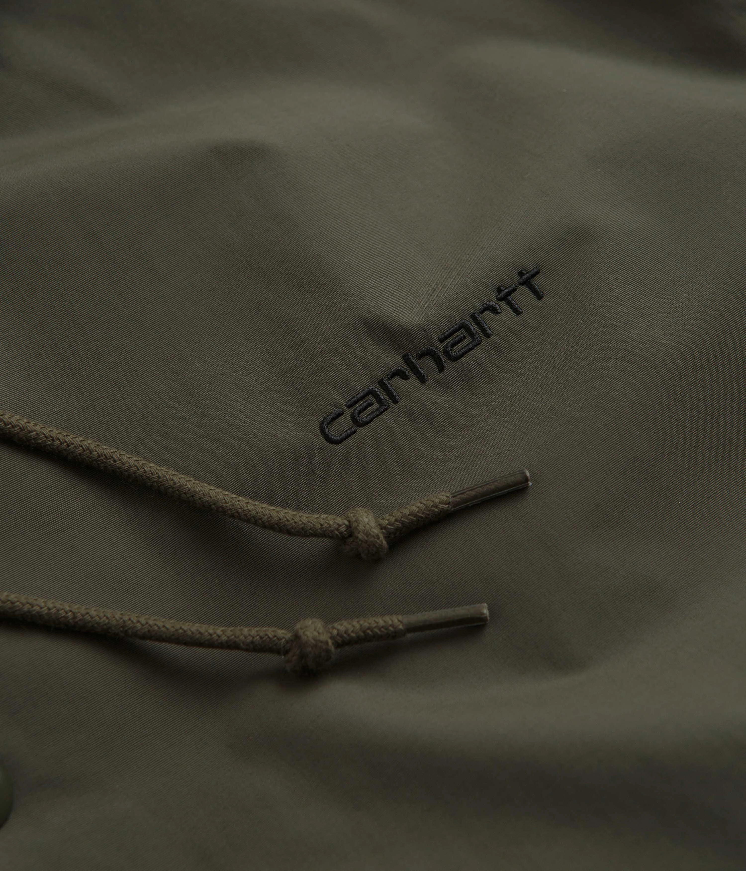 Carhartt Hooded Coach Jacket - Cypress / Black Universal Backpack Compatibility