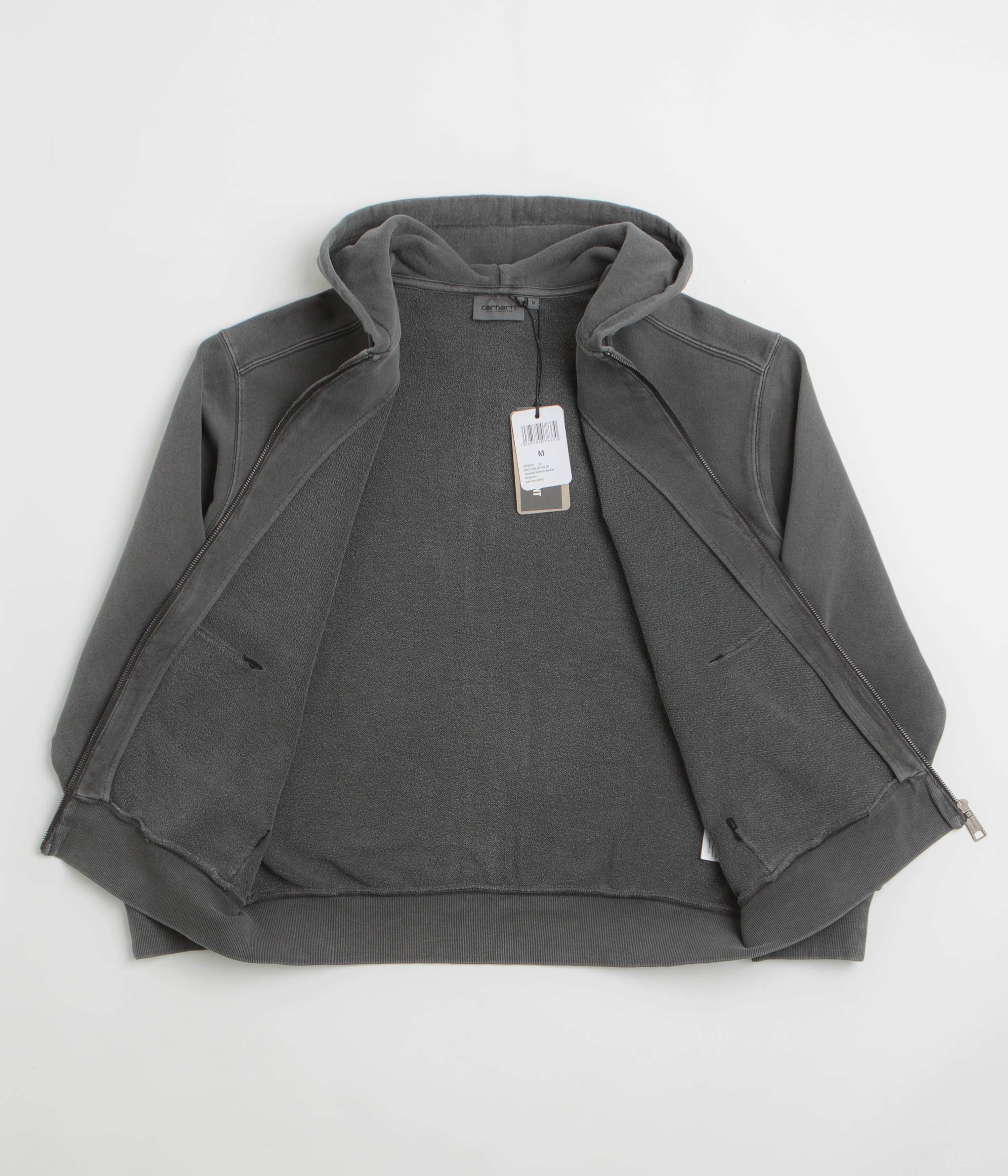 Carhartt Hooded Nelson Jacket - Graphite Non Irritating Collar Calendar