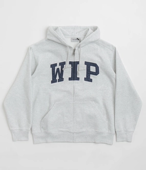 Silk Carhartt Hooded Sweat Jacket - Ash Heather