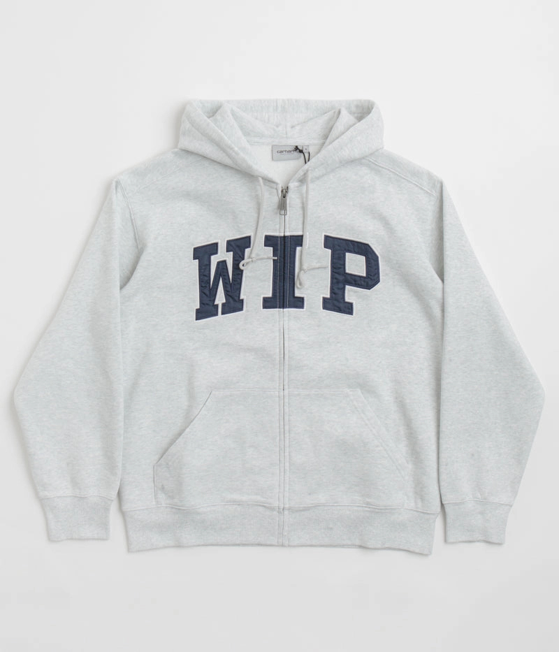 Silk Carhartt Hooded Sweat Jacket - Ash Heather