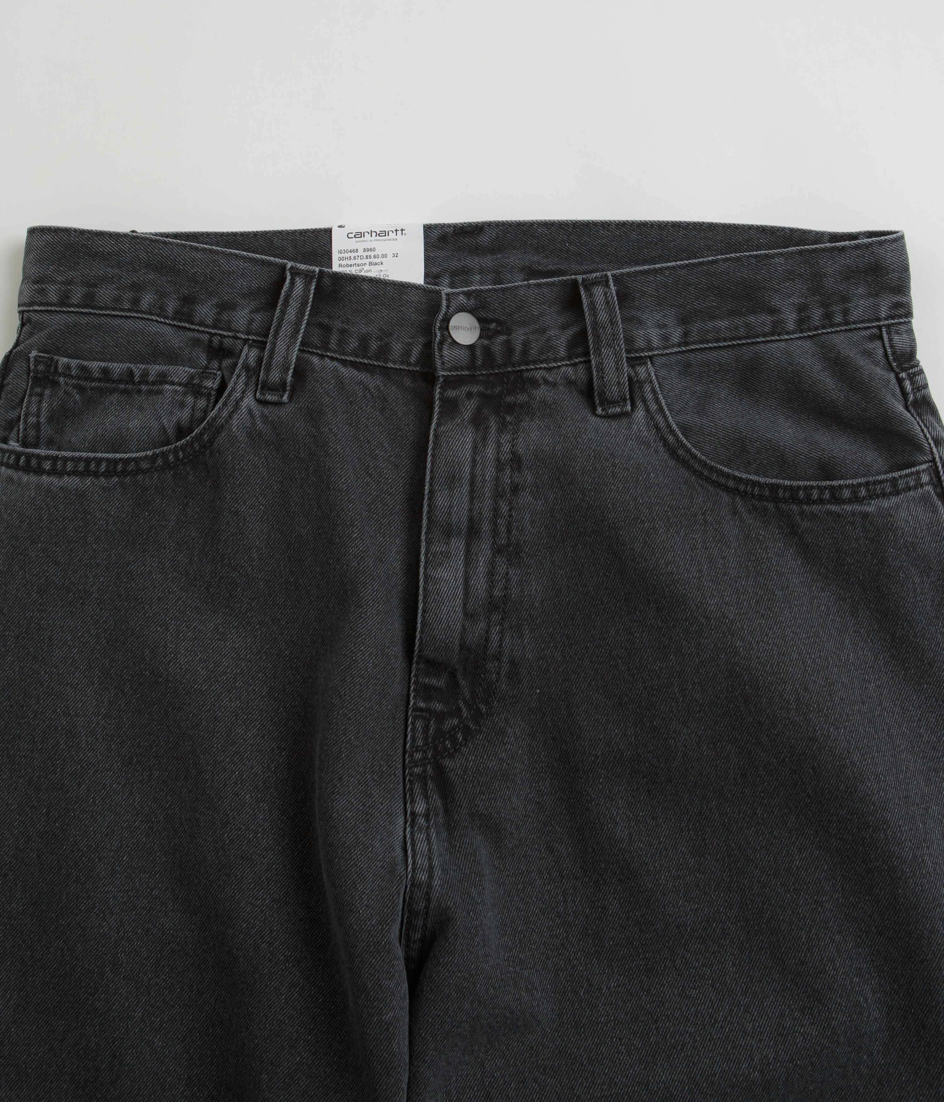 ErgonomicArticulatedDesign Carhartt Landon Pants - Black Heavy Stone Washed