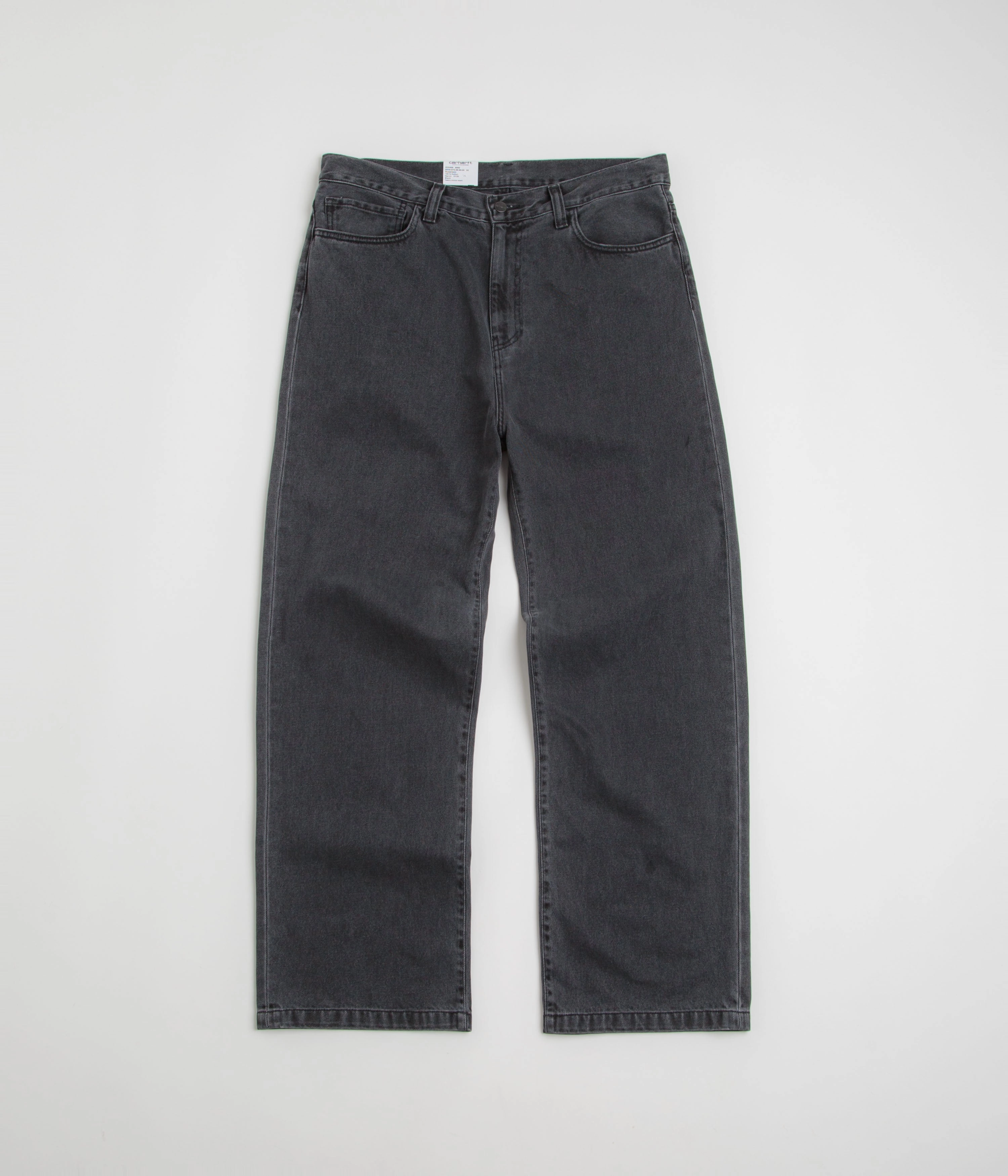 Carhartt Landon Pants - Black Heavy Stone Washed Core Utility Lounge-friendly