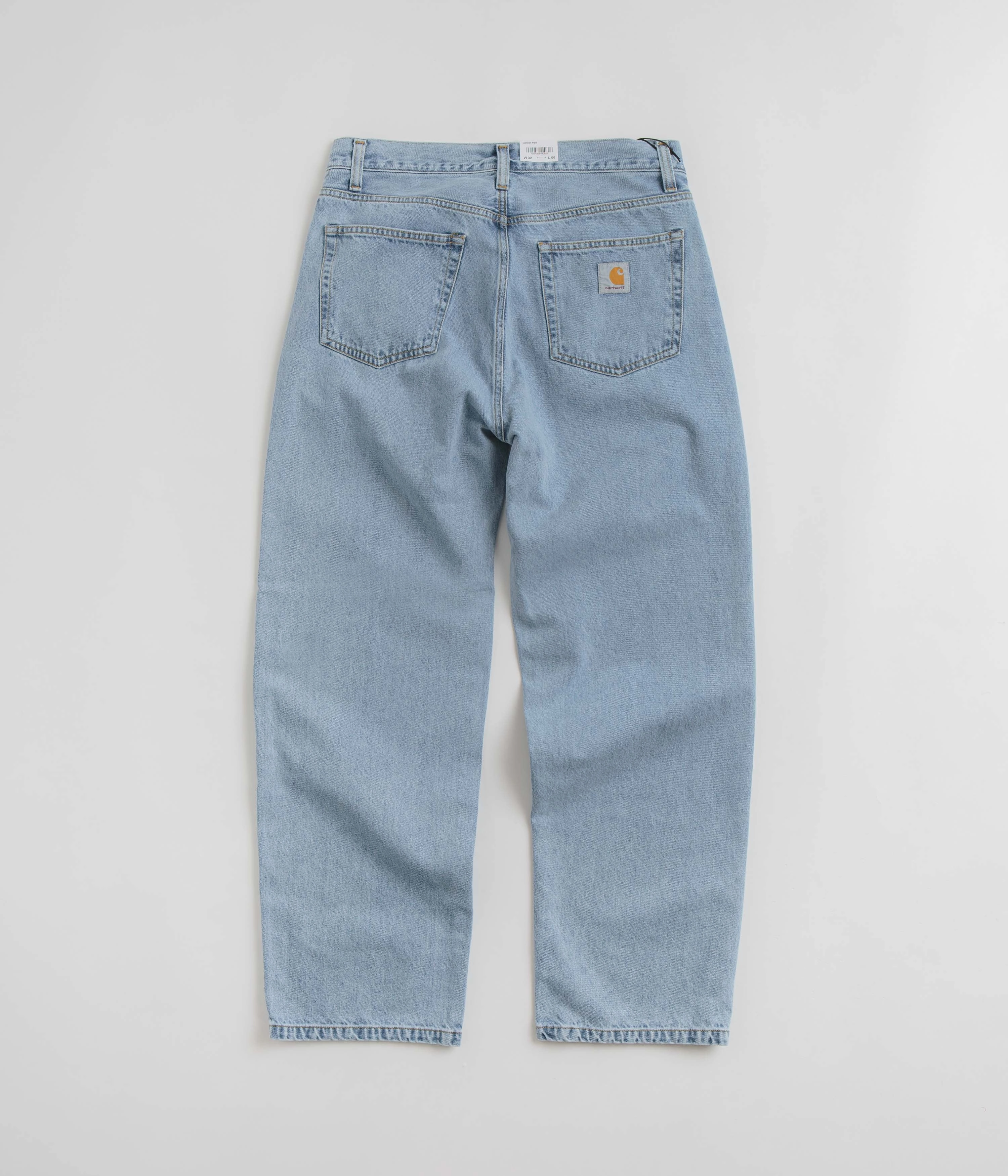 Carhartt Landon Pants - Blue Bleached Minimal Edge HighWaistSupport