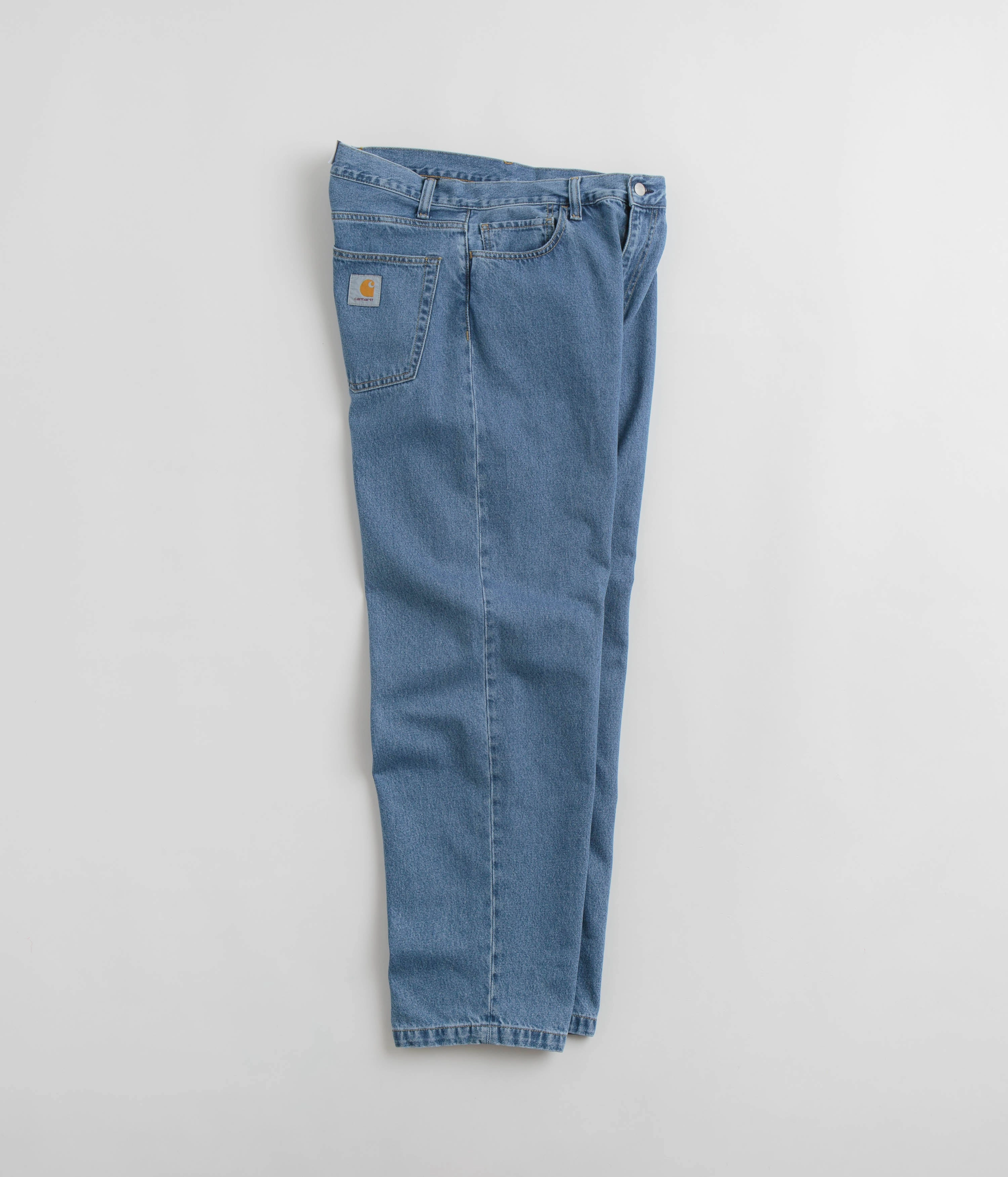 Non Slip Waistband Soft Texture Carhartt Landon Pants - Blue Heavy Stone Washed