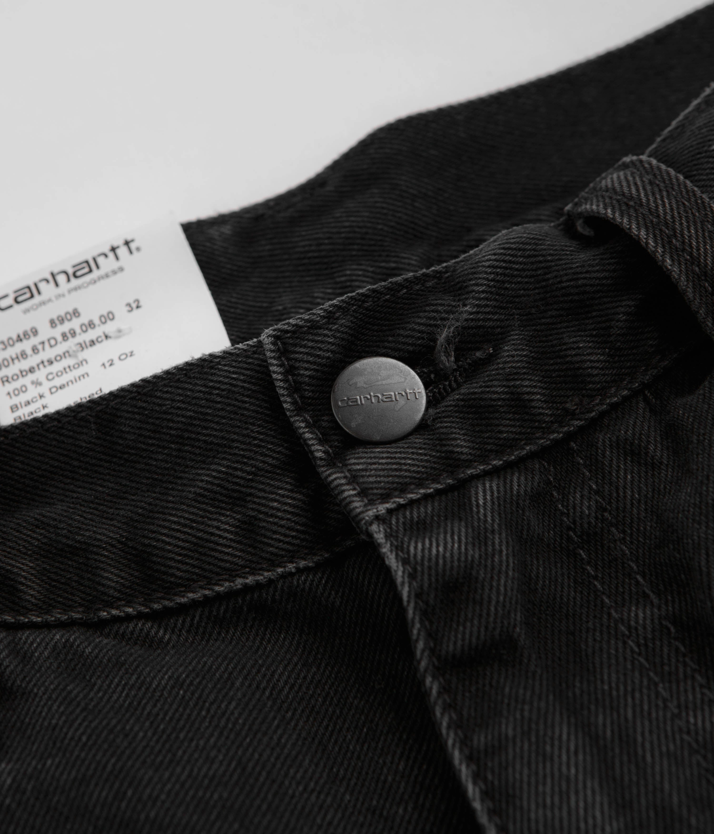 Carhartt Landon Shorts - Black Stone Washed Chic Design