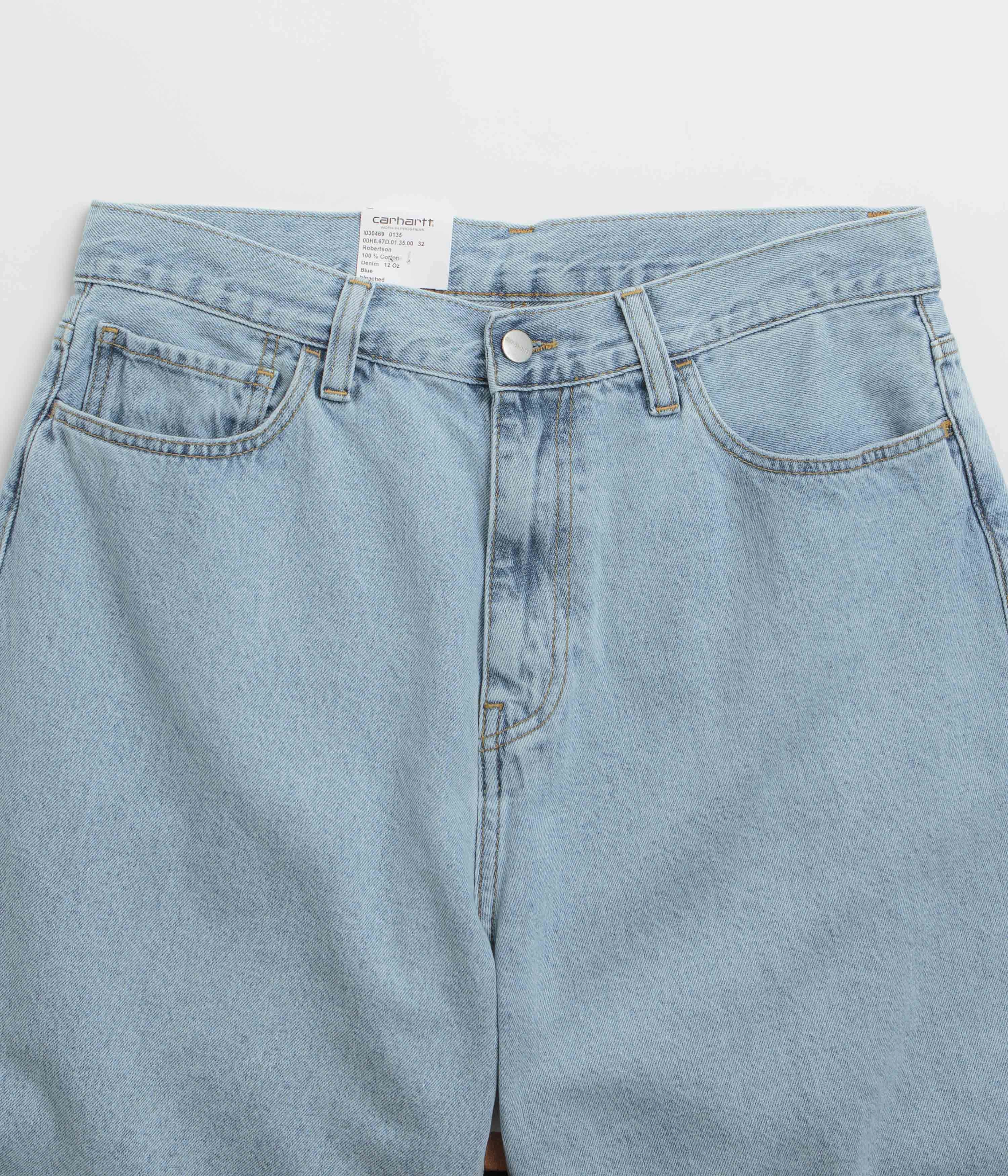 Carhartt Landon Shorts - Blue Bleached Simple Fit