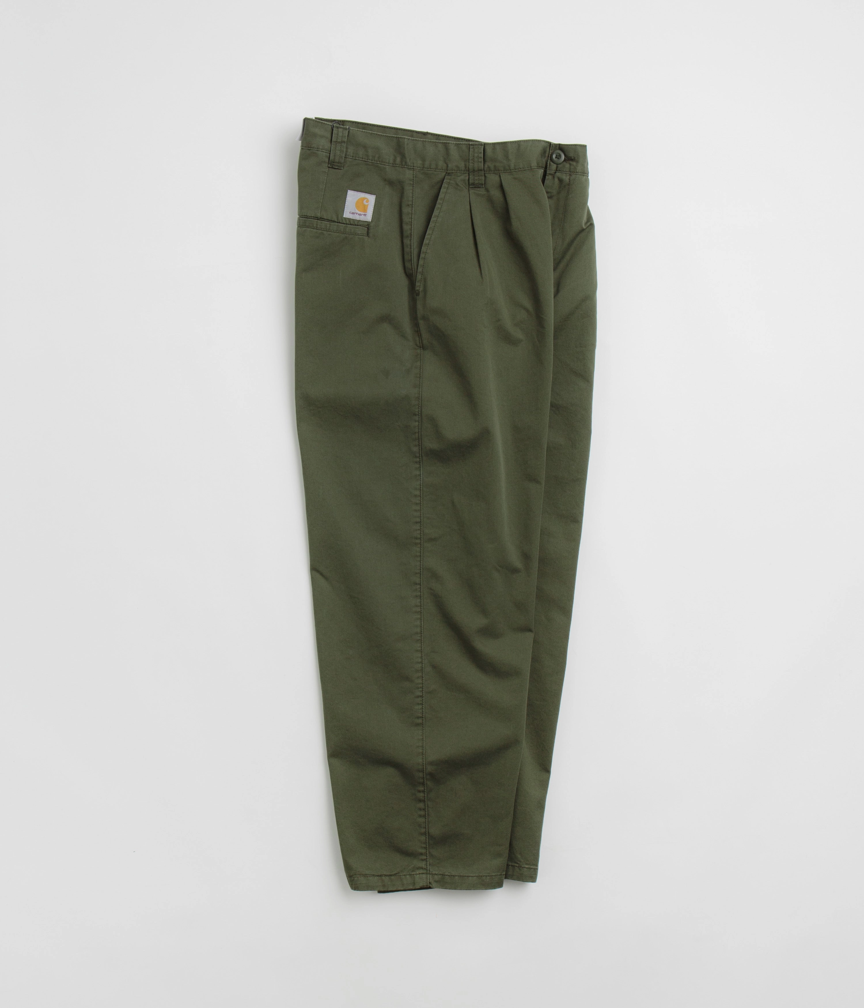 Work Essential StretchMaterial Carhartt Merrick Pants - Stone Washed Office Green