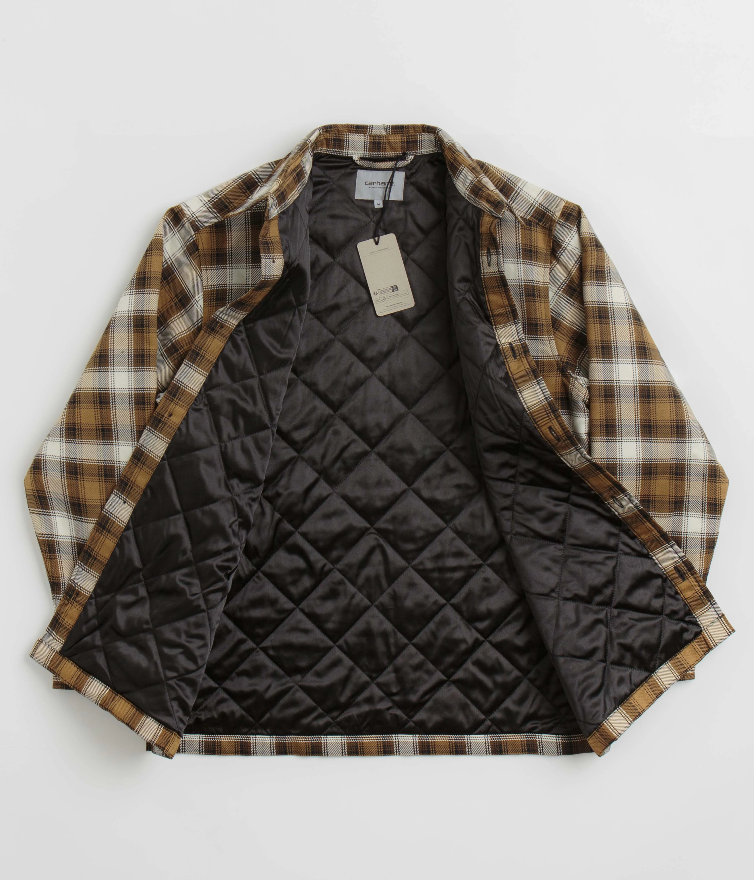 Carhartt Monahan Shirt Jacket - Monahan Check / Hamilton Brown desert