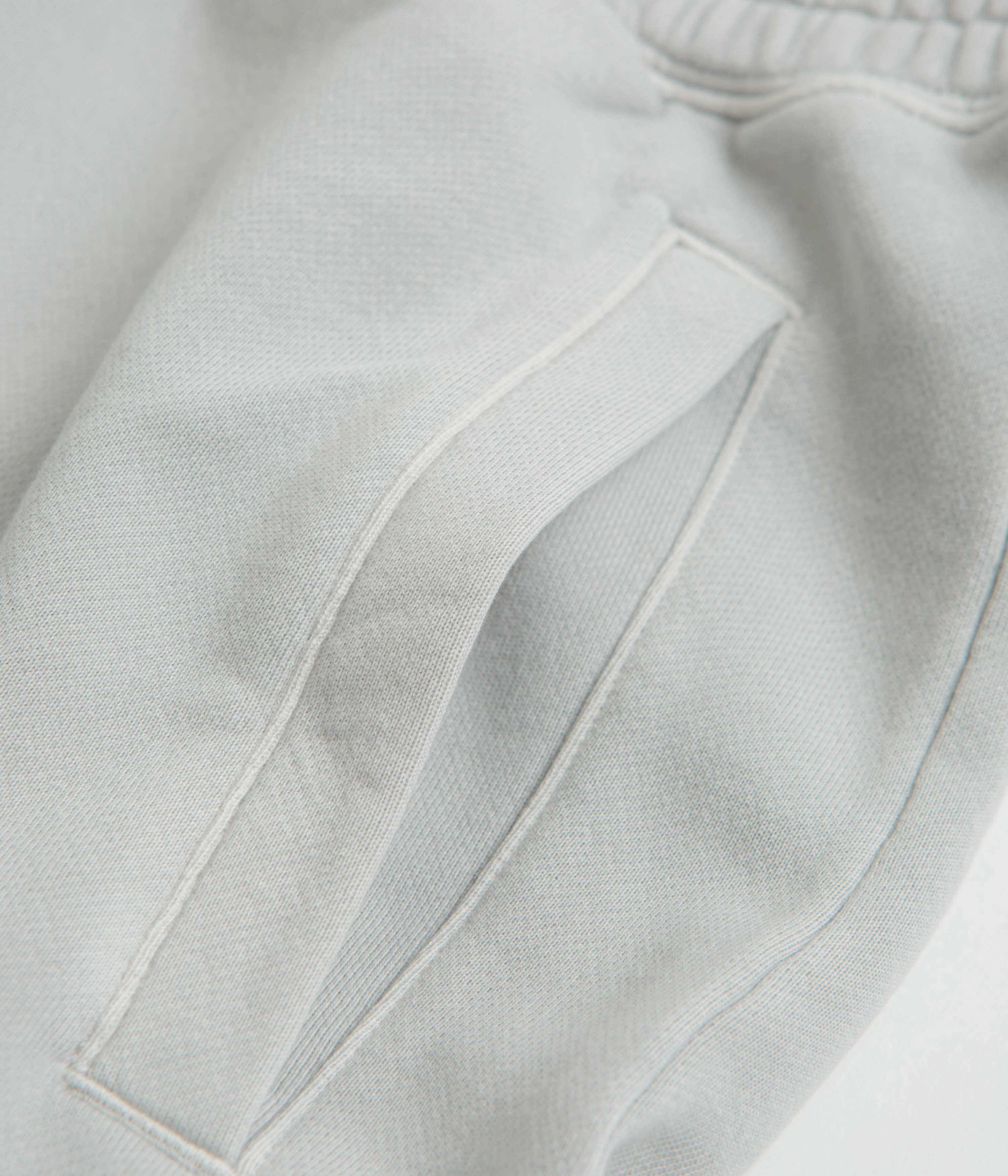 Carhartt Nelson Sweat Shorts - Sonic Silver Leather shorts Hidden Storage Compartment