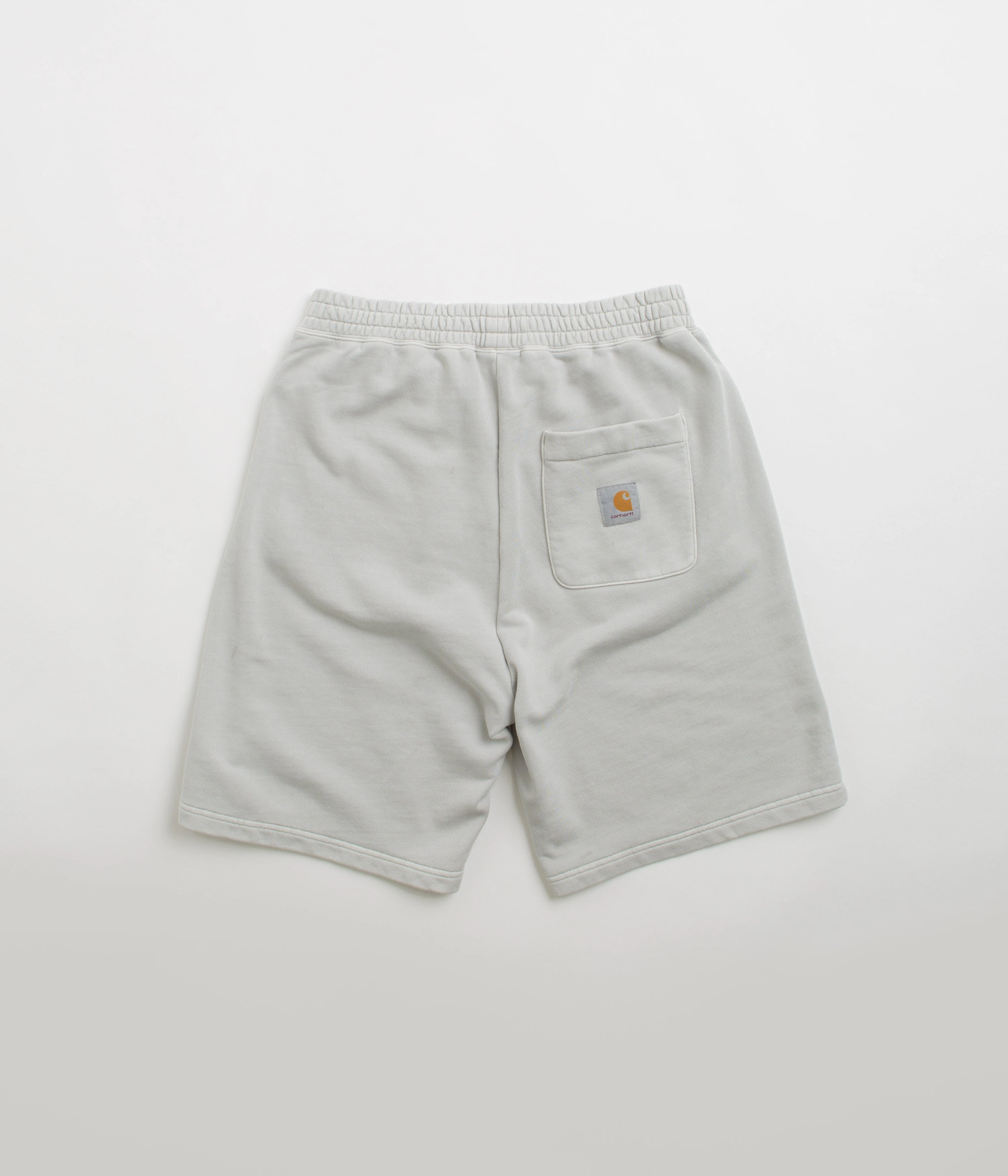 Striped Pattern Carhartt Nelson Sweat Shorts - Sonic Silver