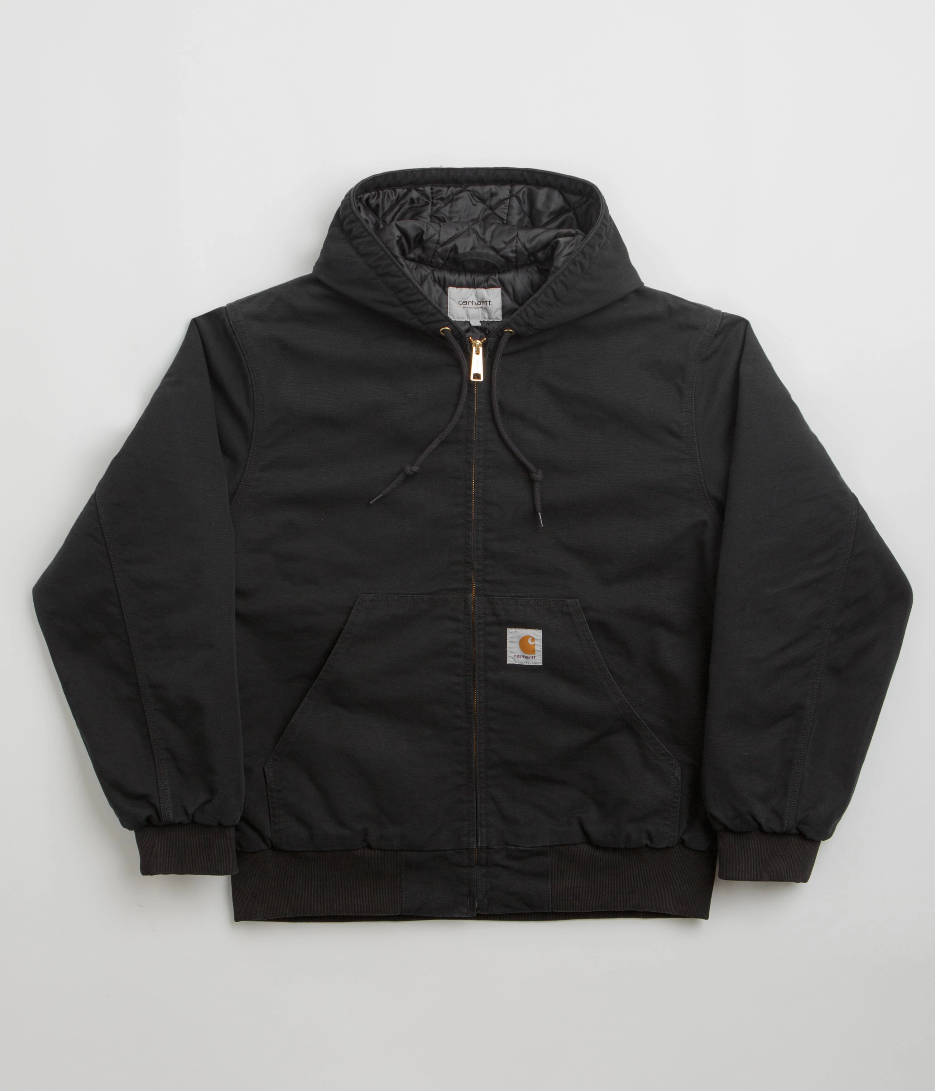 Carhartt OG Active Jacket - Black / Black Stone Canvas Cold Shield