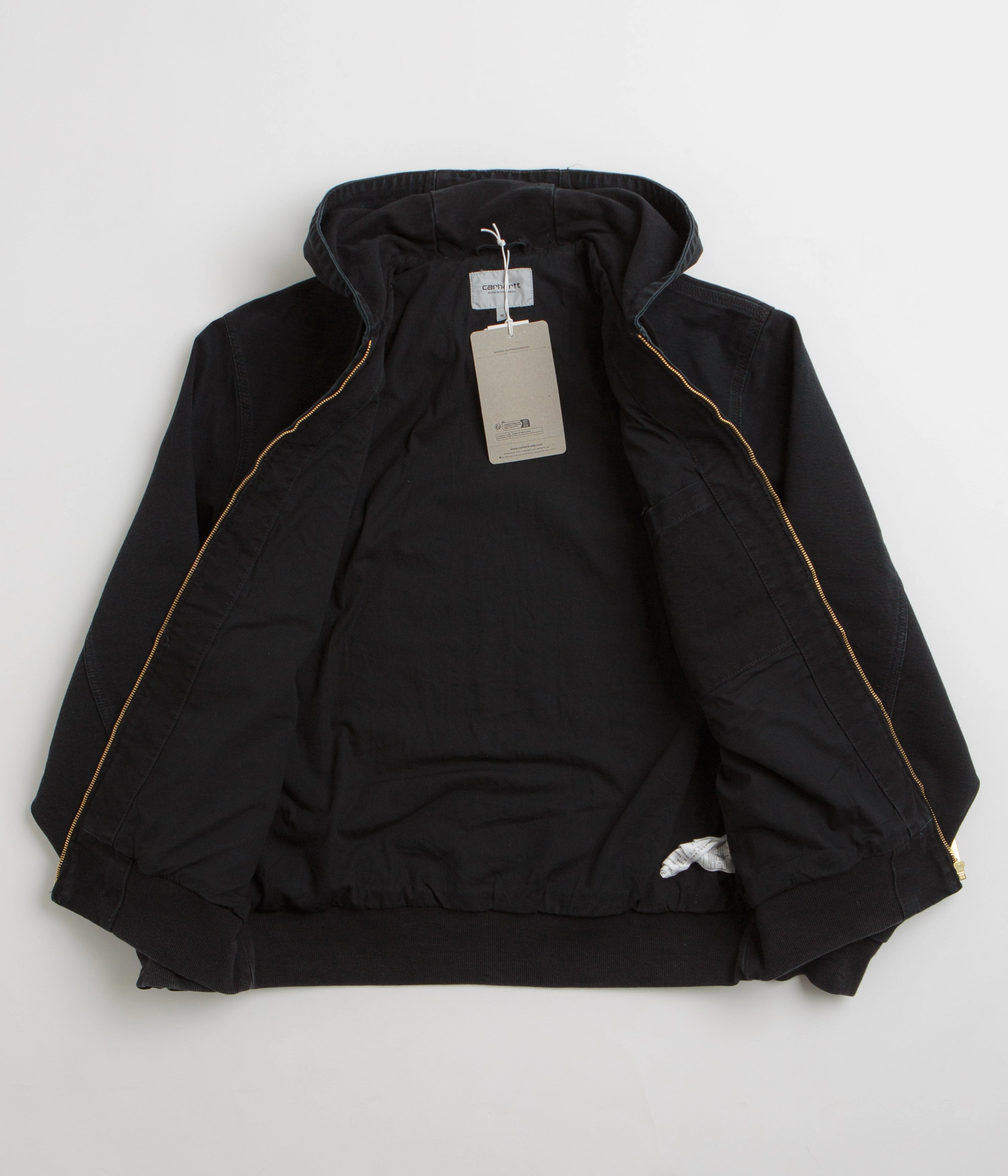Carhartt OG Active Jacket - Black Stone Canvas Core Look Fashion Vibe