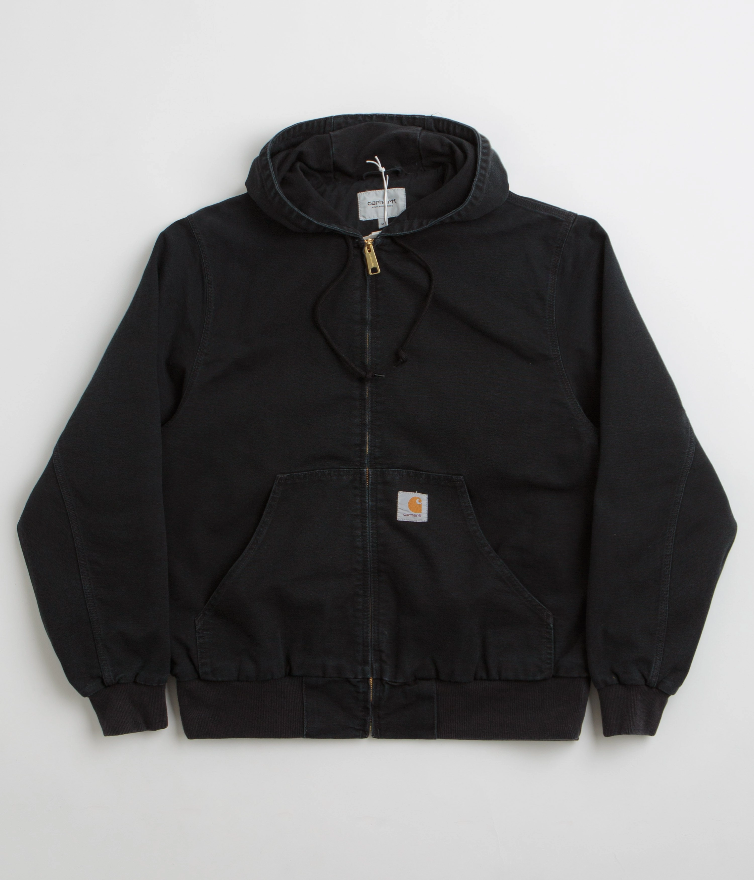 Carhartt OG Active Jacket - Black Stone Canvas Slide Strap Waistband