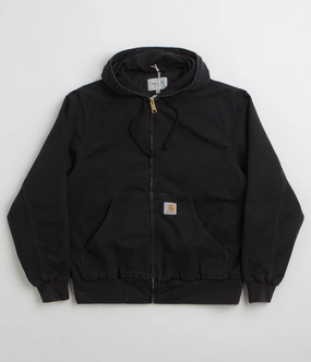 Carhartt OG Active Jacket - Black Stone Canvas Slide Strap Waistband