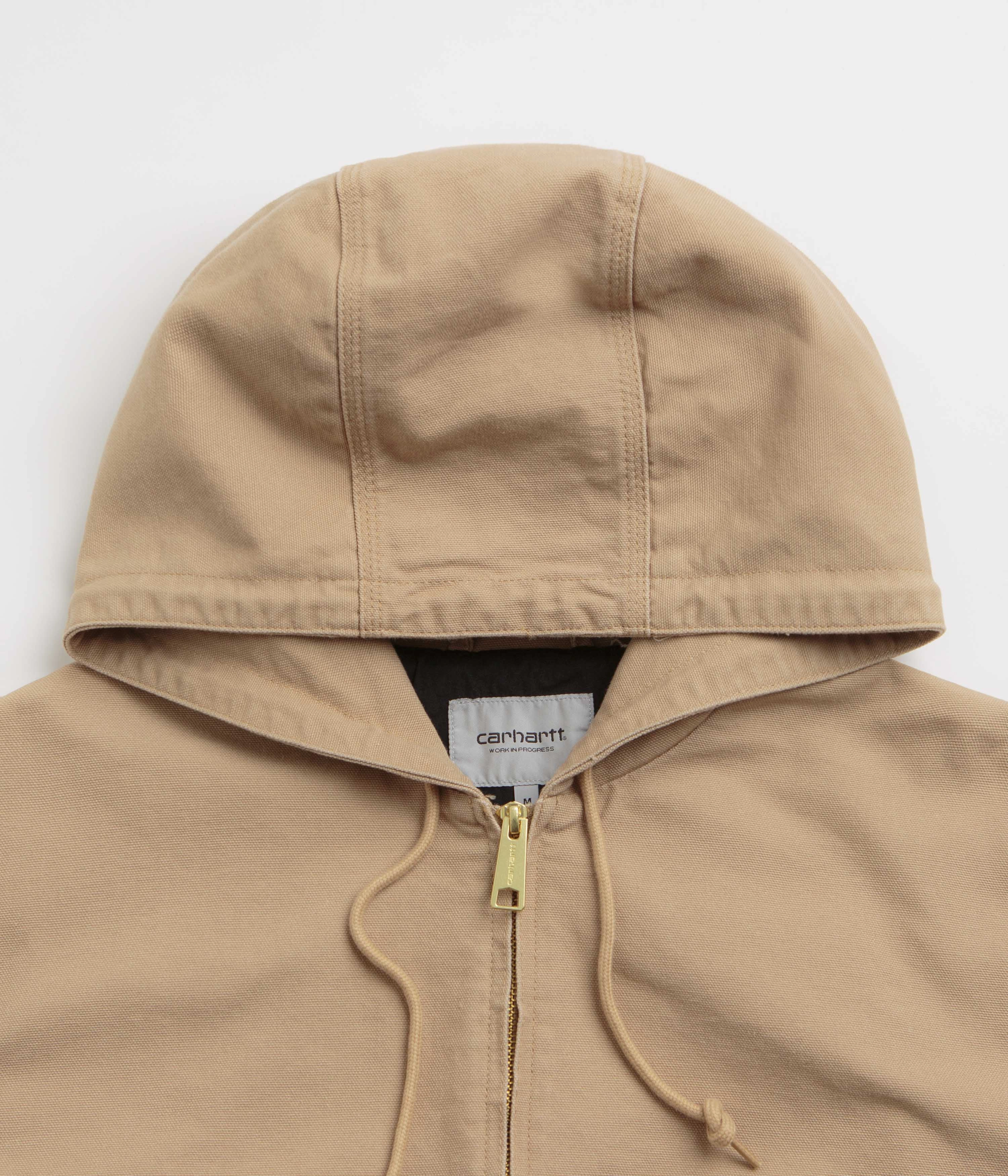 Carhartt OG Active Jacket - Dusty Hamilton Brown Rinsed Effort