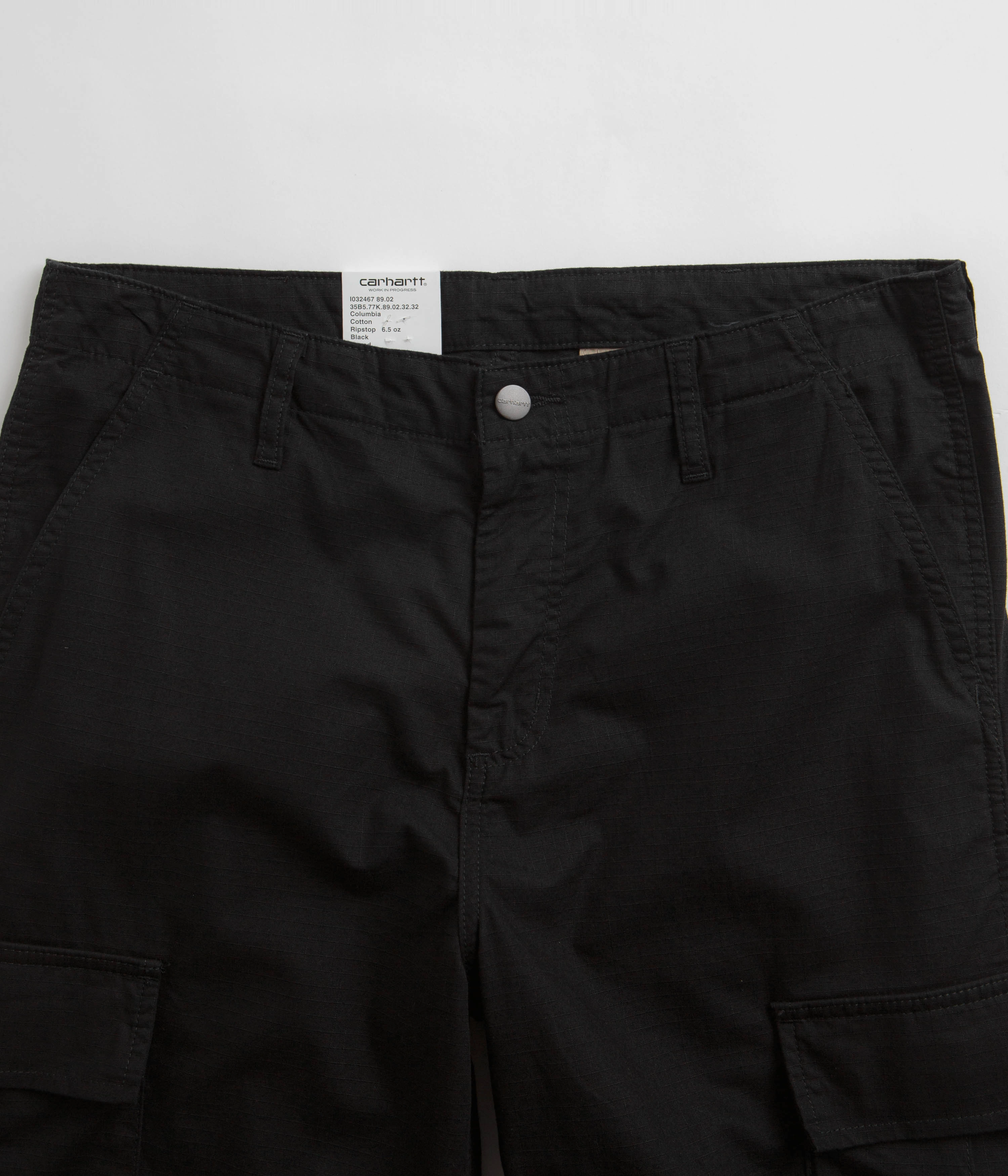 Carhartt Regular Cargo Pants - Black Classy Fit Odor Control Tech