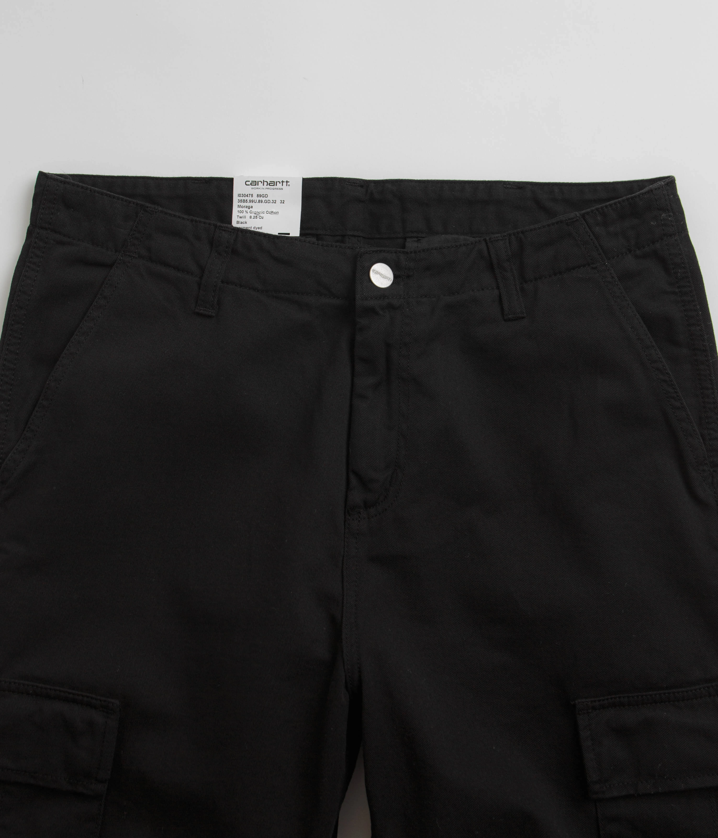 ComfortWaistband Carhartt Regular Cargo Pants - Dyed Black