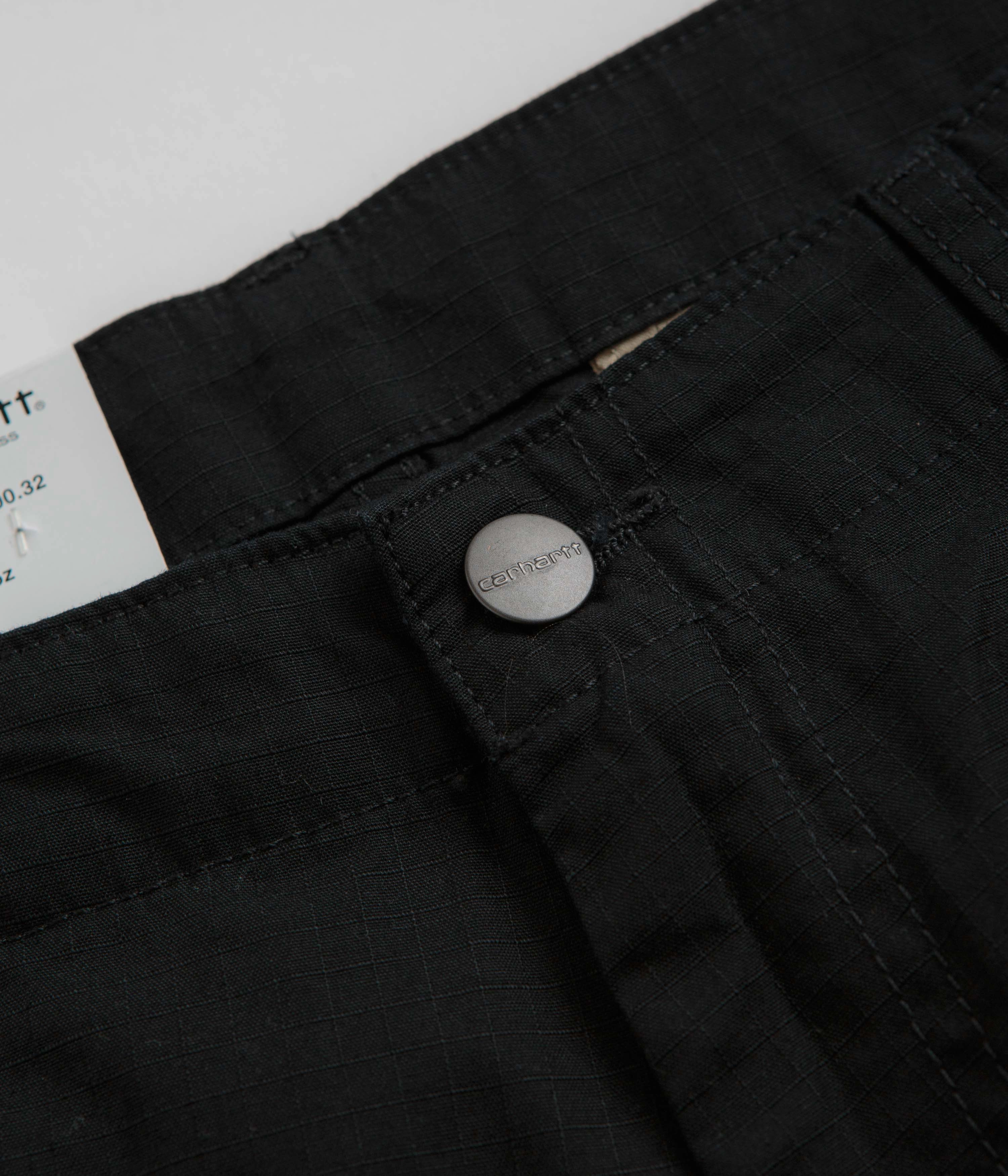 Stretchable Carhartt Regular Cargo Shorts - Black