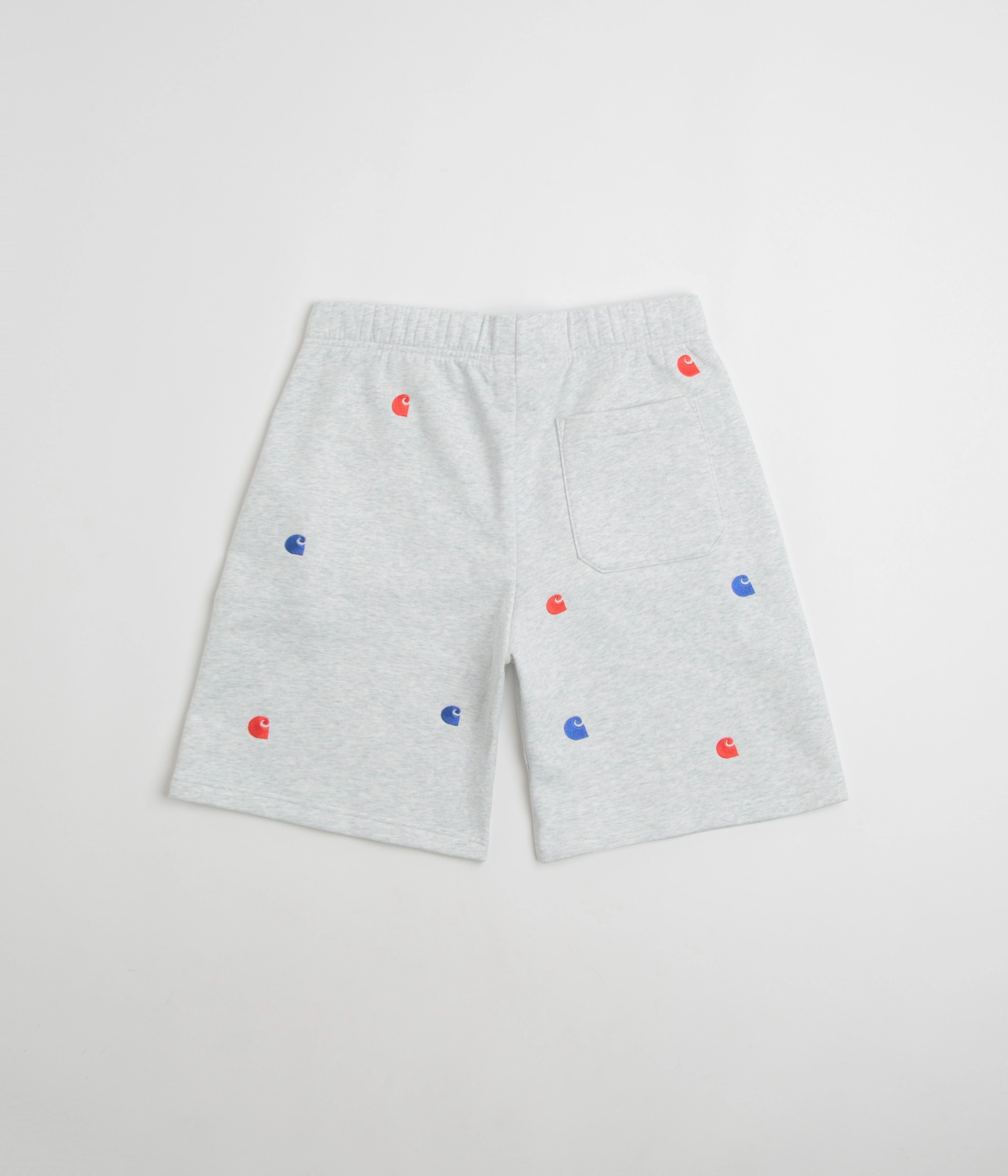 Carhartt Seek Sweat Shorts - Ash Heather Bold colors mid-rise