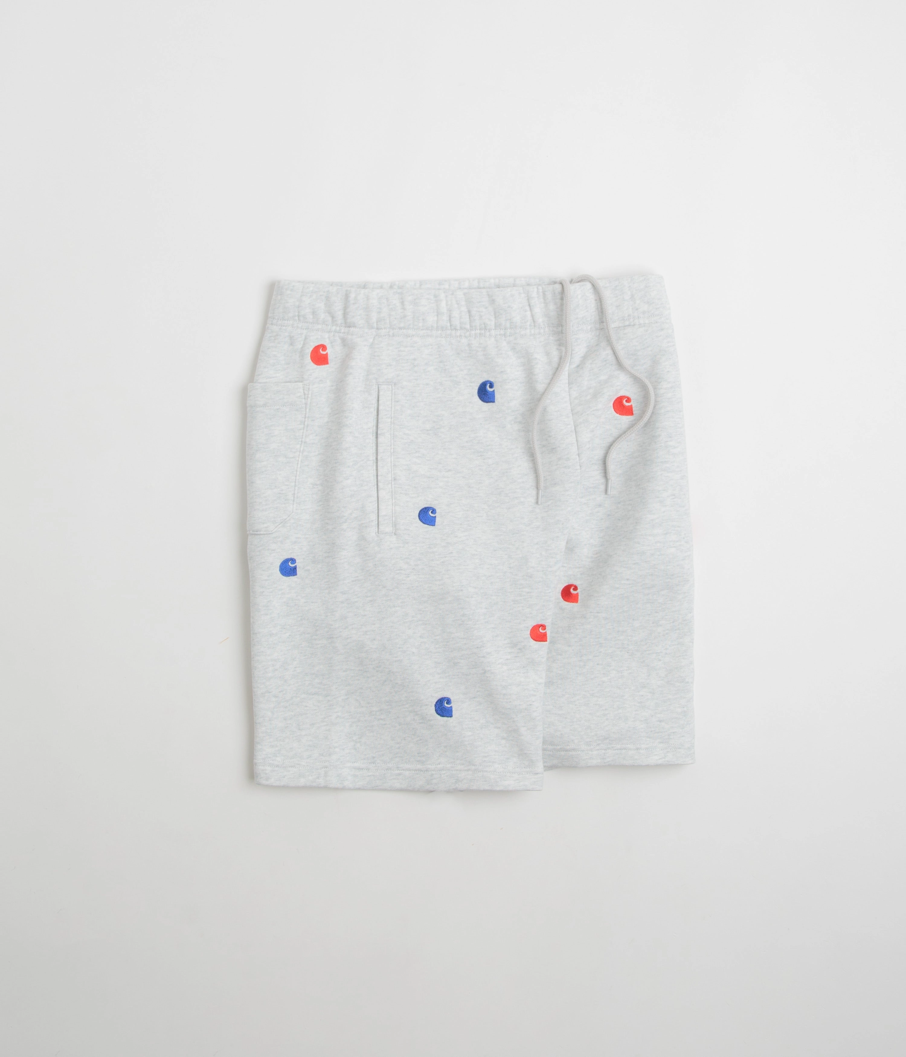 Carhartt Seek Sweat Shorts - Ash Heather slim fit agriculture industry