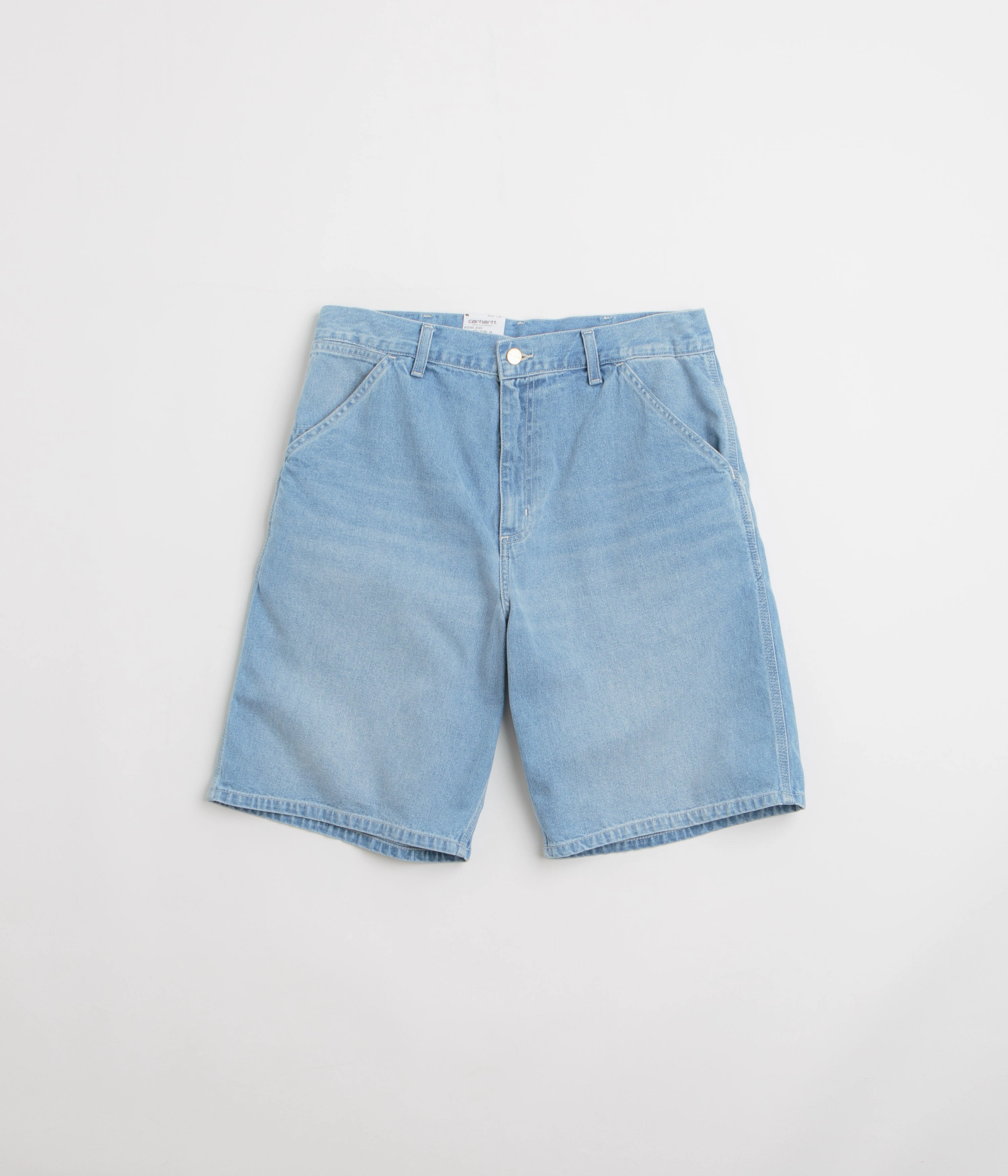 tie-dye look Carhartt Simple Shorts - Blue Light True Washed