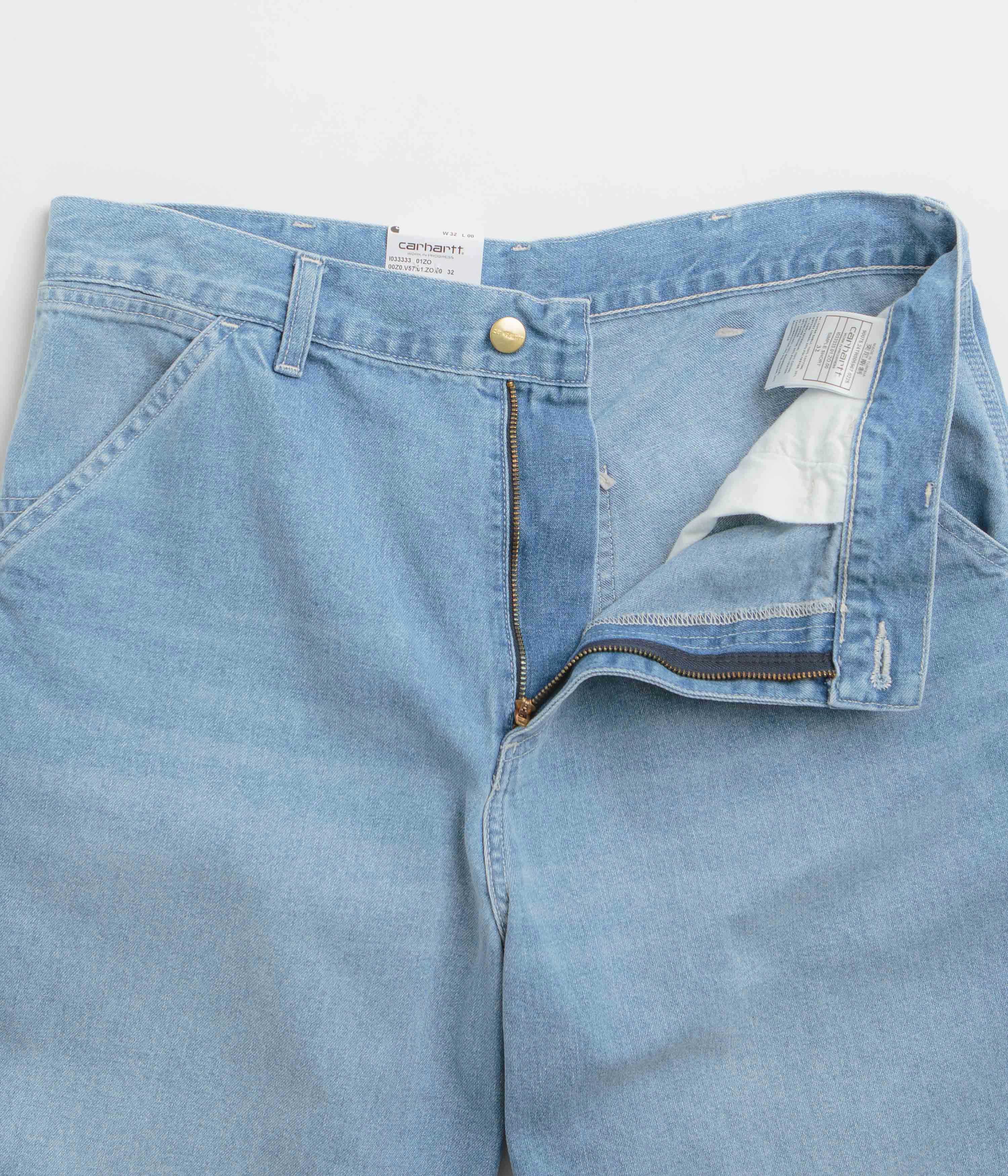 tall size men's option Carhartt Simple Shorts - Blue Light True Washed
