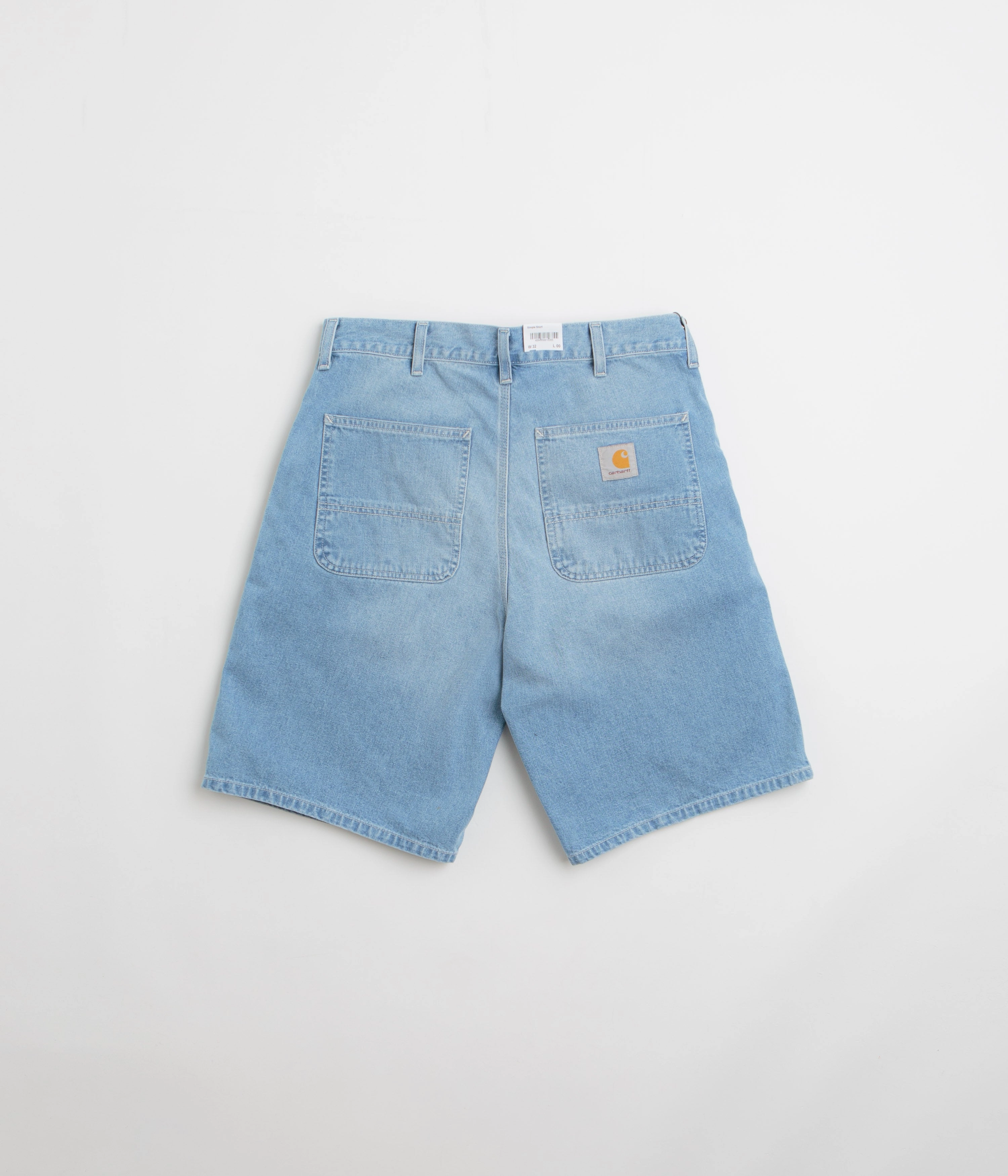 Carhartt Simple Shorts - Blue Light True Washed Day Out