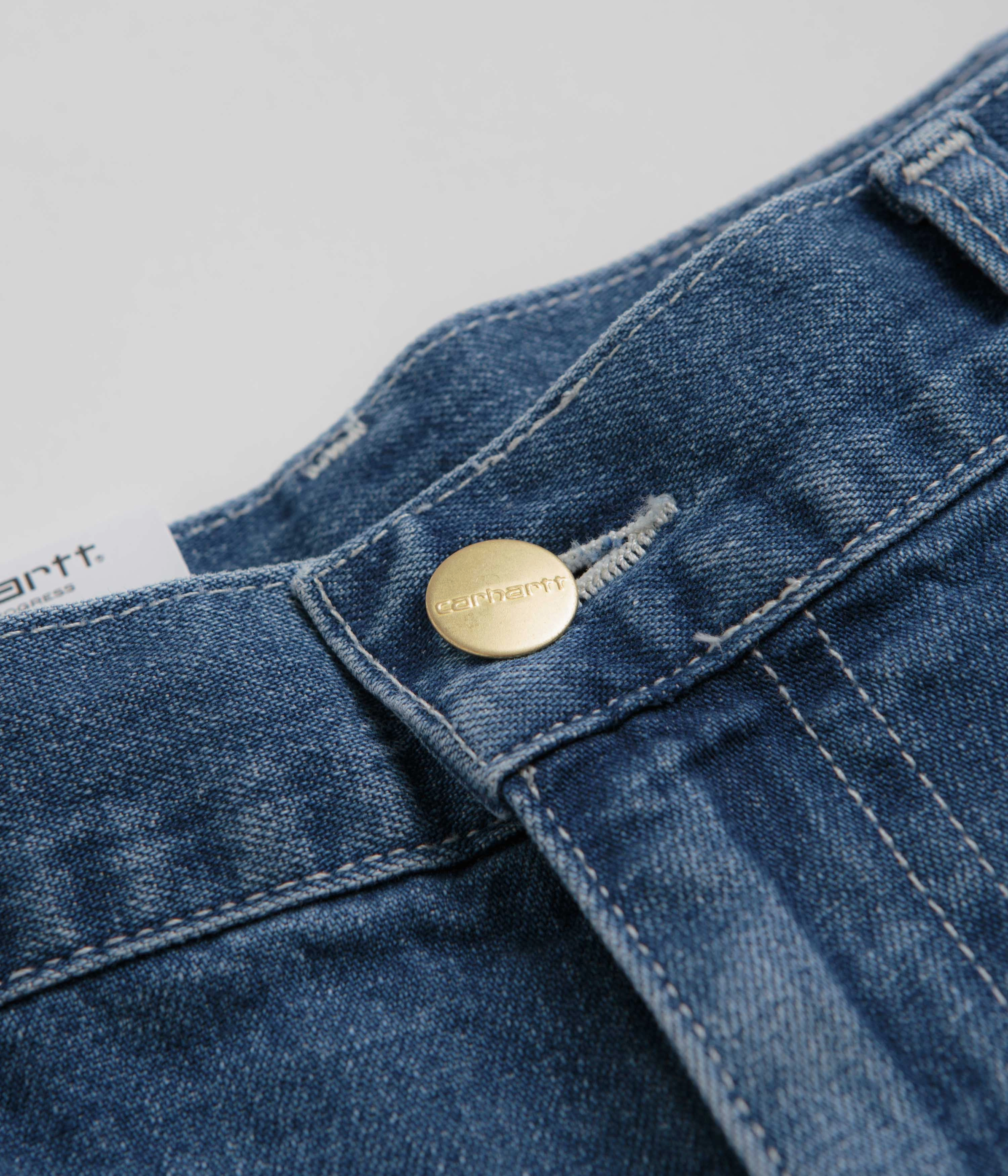 Carhartt Simple Shorts - Blue Stone Washed Quick Dry Technology