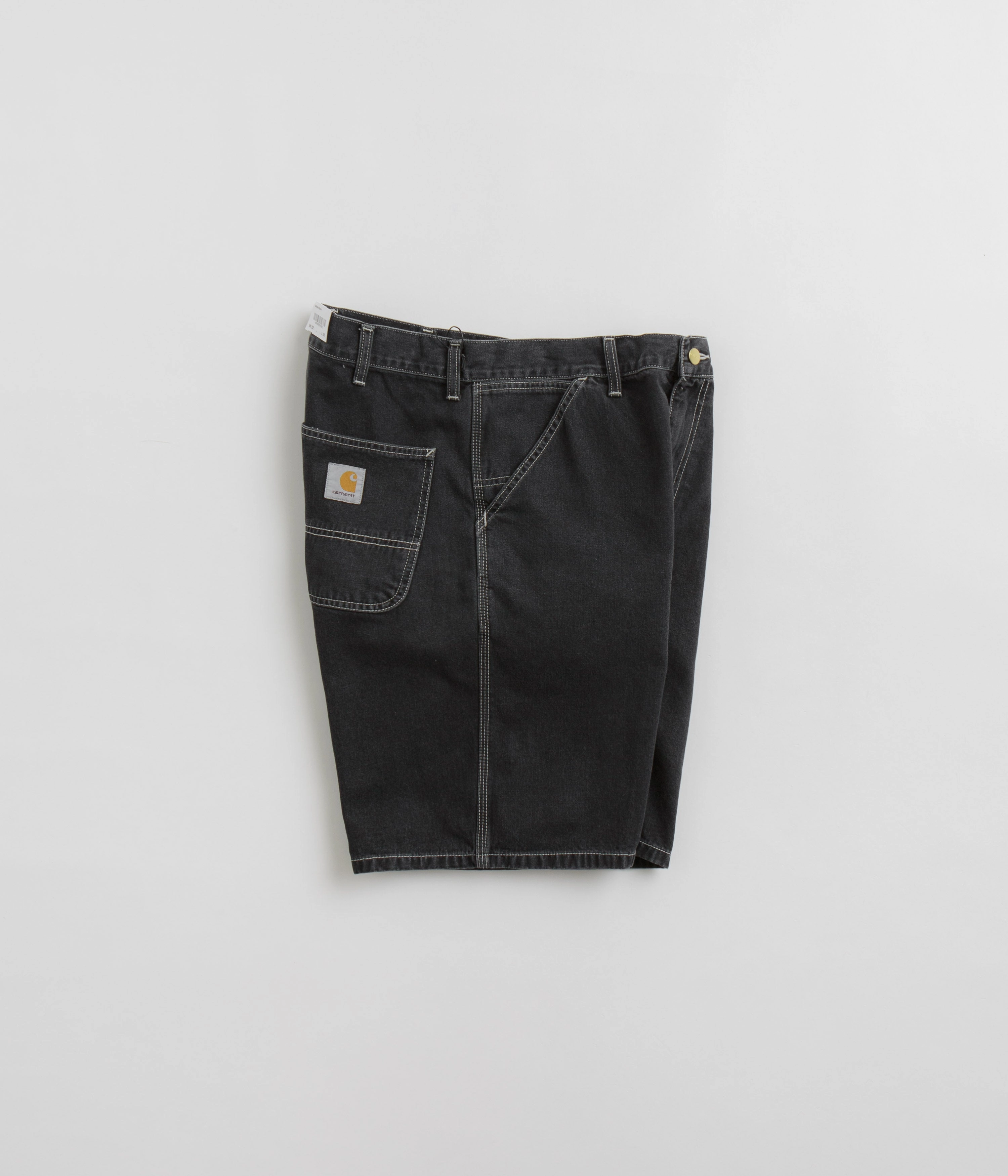Carhartt Simple Shorts - Heavy Stone Washed Black Adaptive Tension Control Eco Conscious Packaging