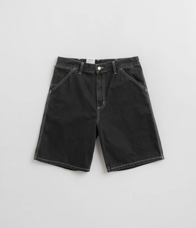 Carhartt Simple Shorts - Heavy Stone Washed Black Non Restrictive Fit