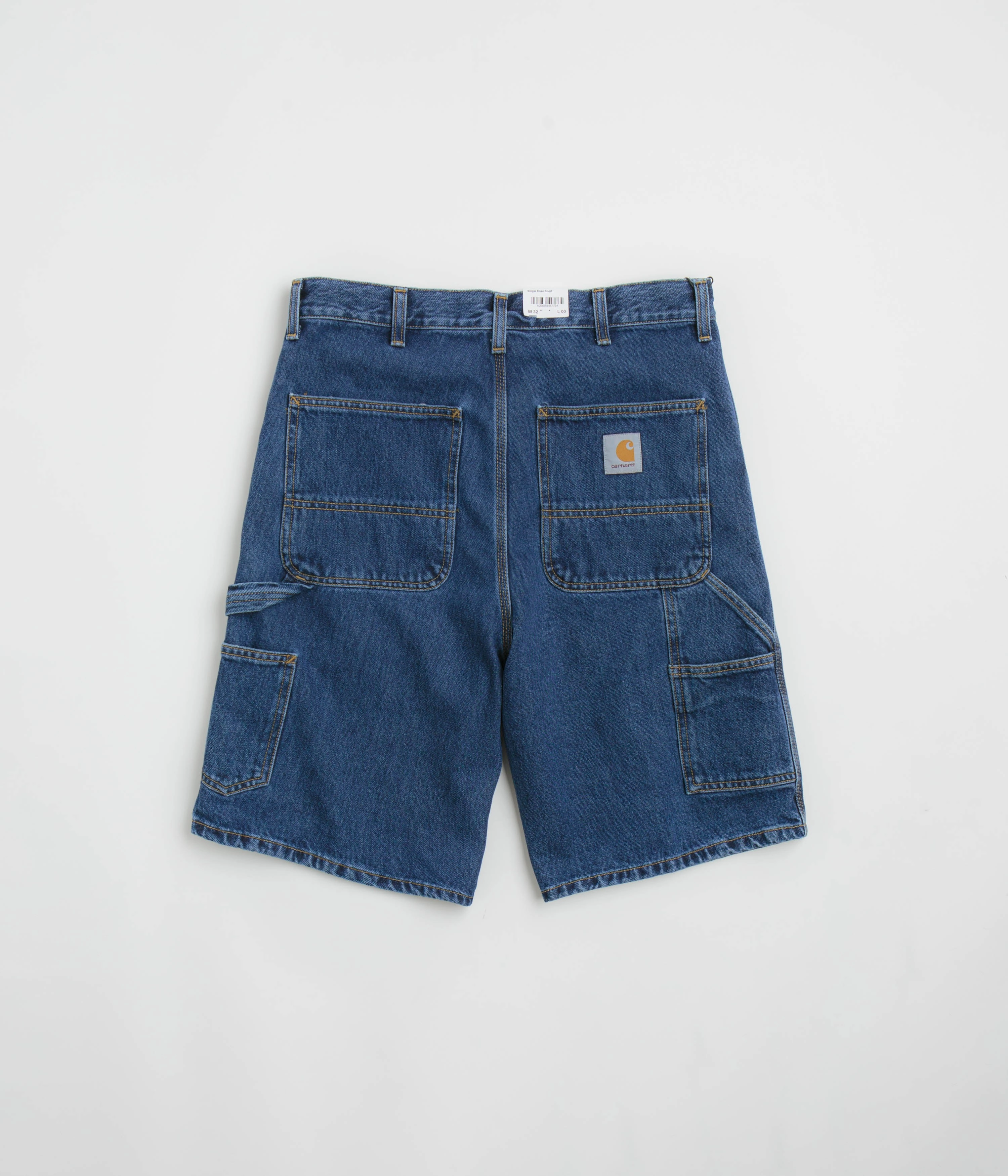 Carhartt Single Knee Shorts - Stone Washed Blue Hassle free maintenance