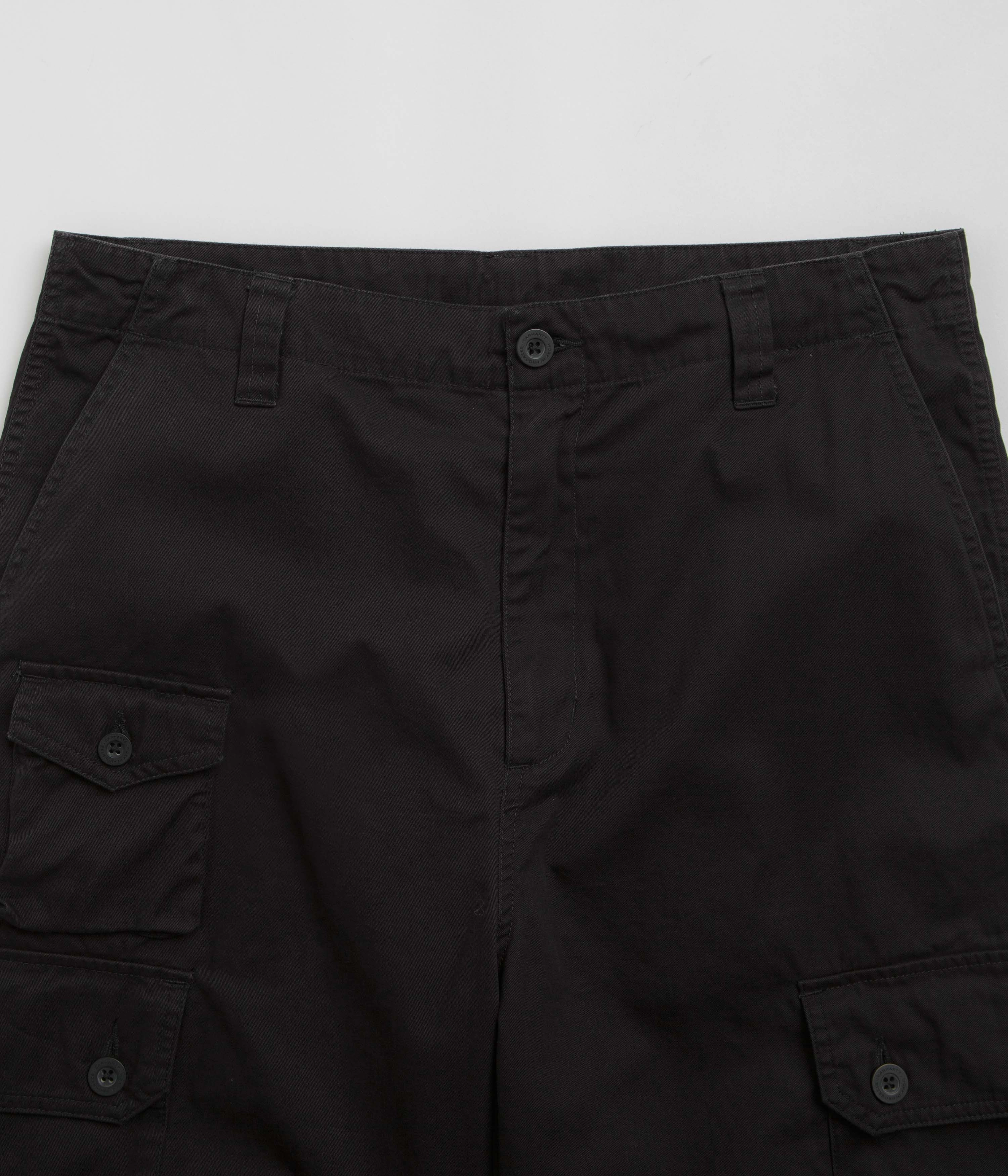 Tapered Leg Design Carhartt Tracker Pants - Black