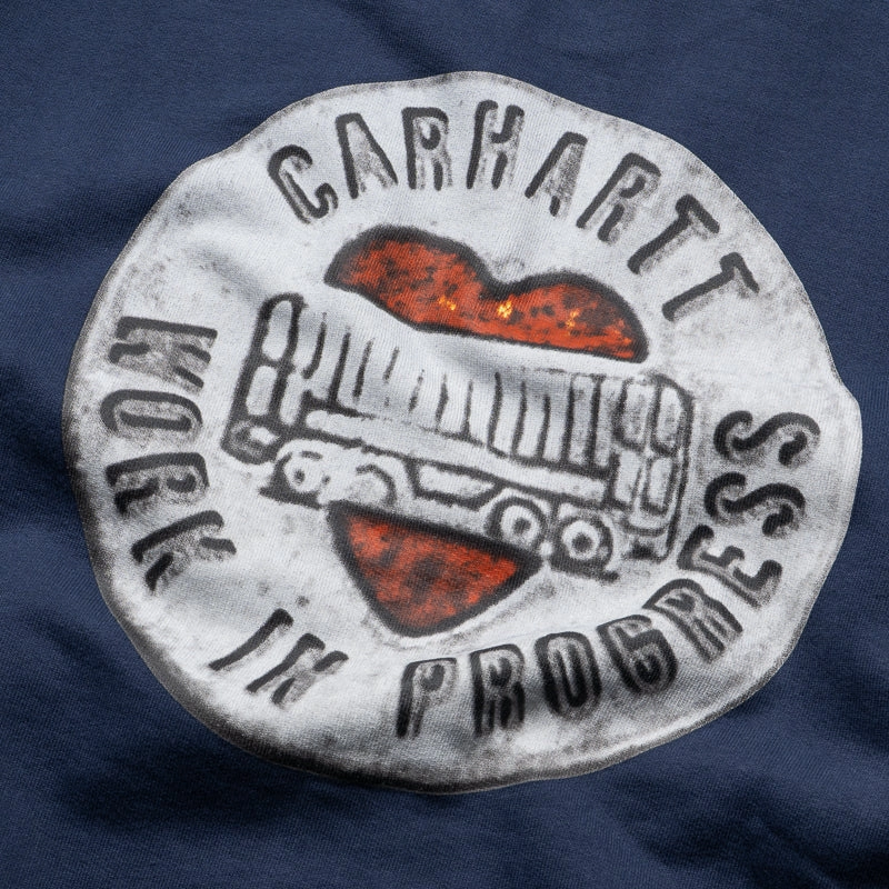 Carhartt WIP Button Sweatshirt - Blue