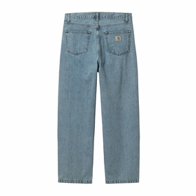 Carhartt WIP Landon Pant - Blue Bleached Flexible Waistband Anti Odor Fabric Treatment