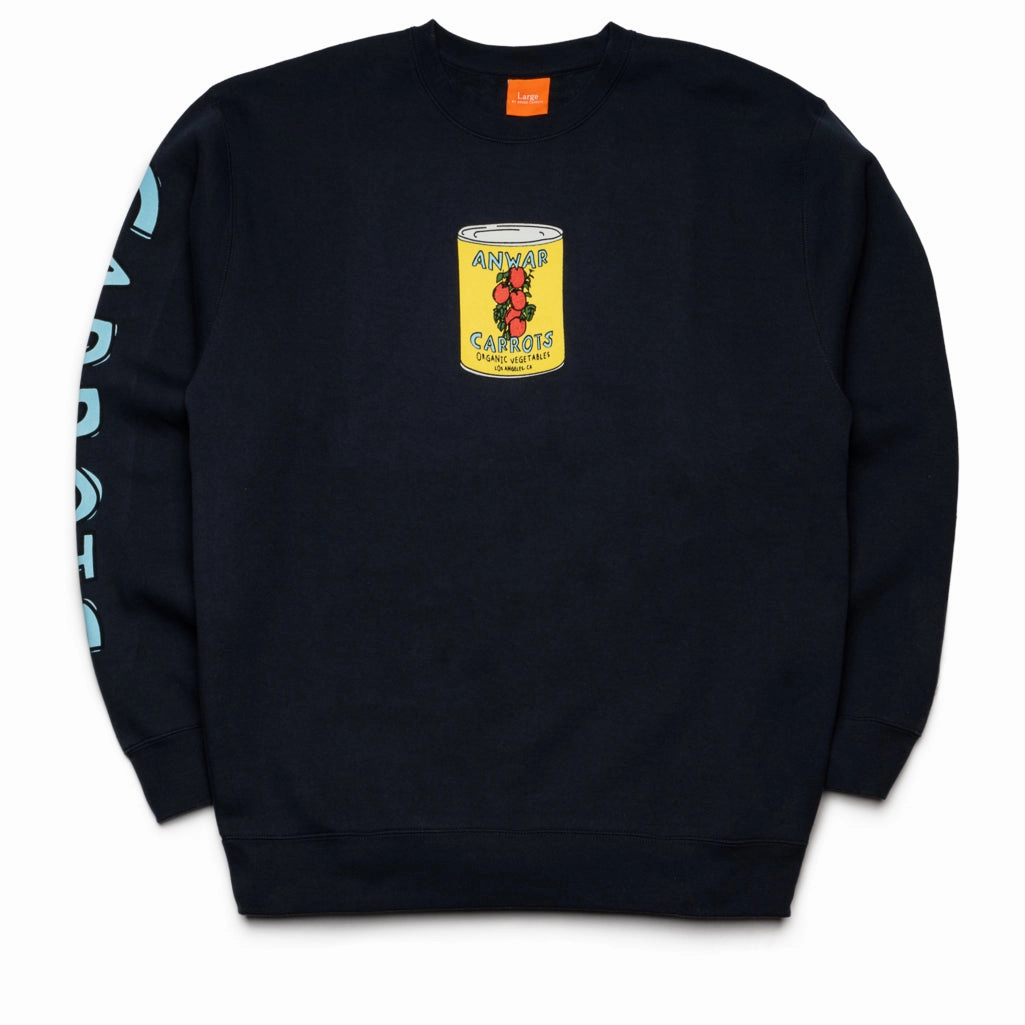 Carrots By Anwar Carrots Canned Crewneck - Navy