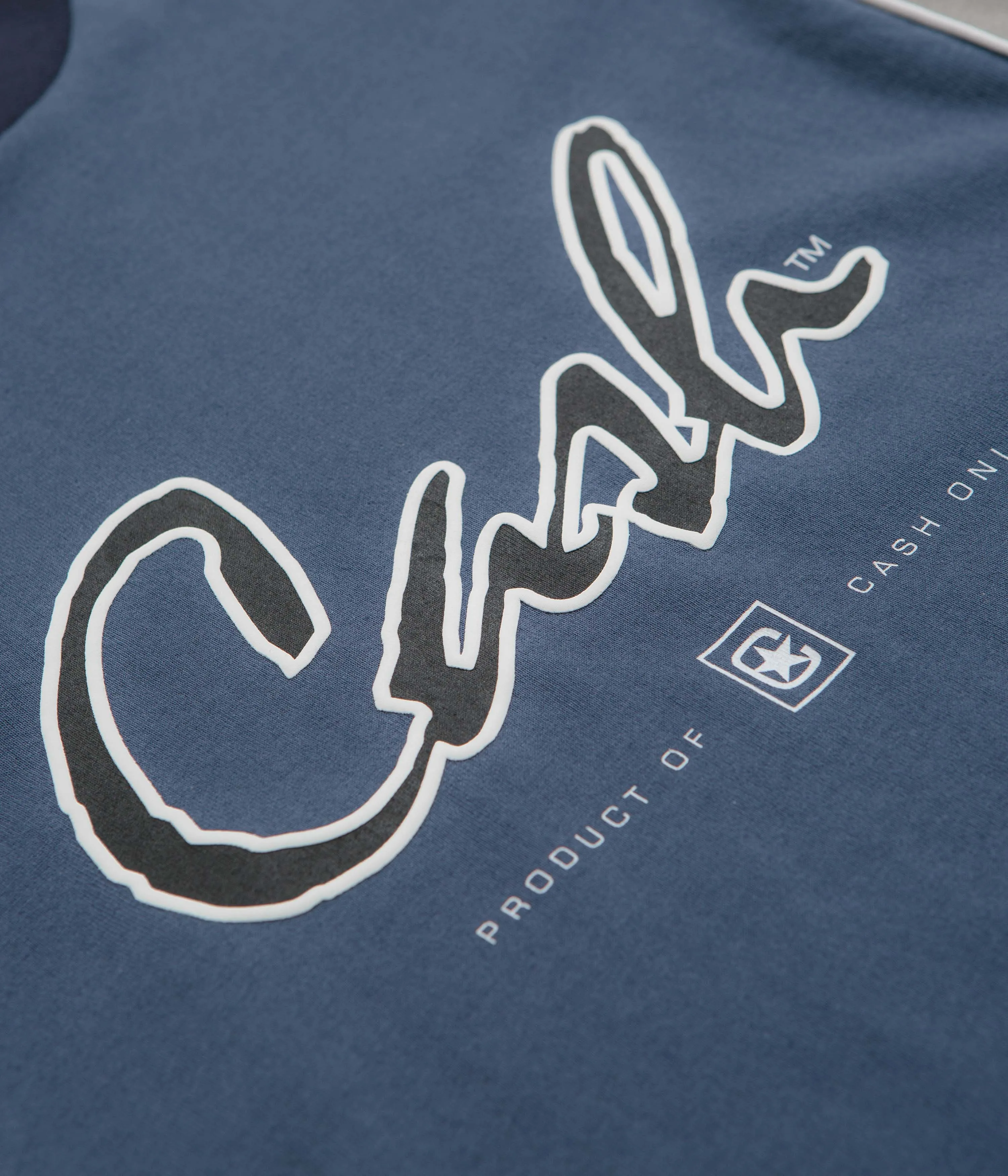 Meditation Cash Only Pier T-Shirt - Denim
