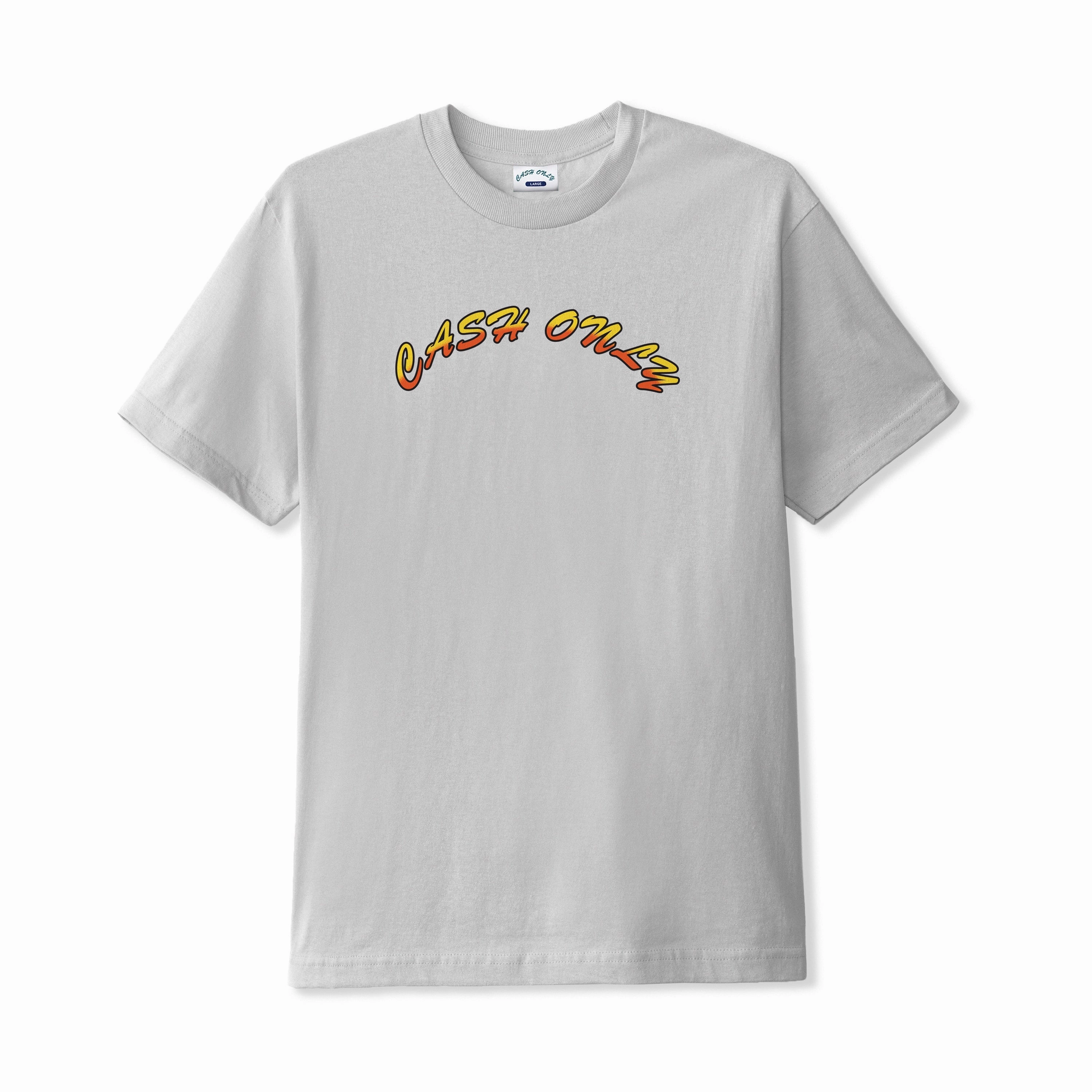 Cash Only Logo T-Shirt Wrinkle Resistant Finish Cruise Collection