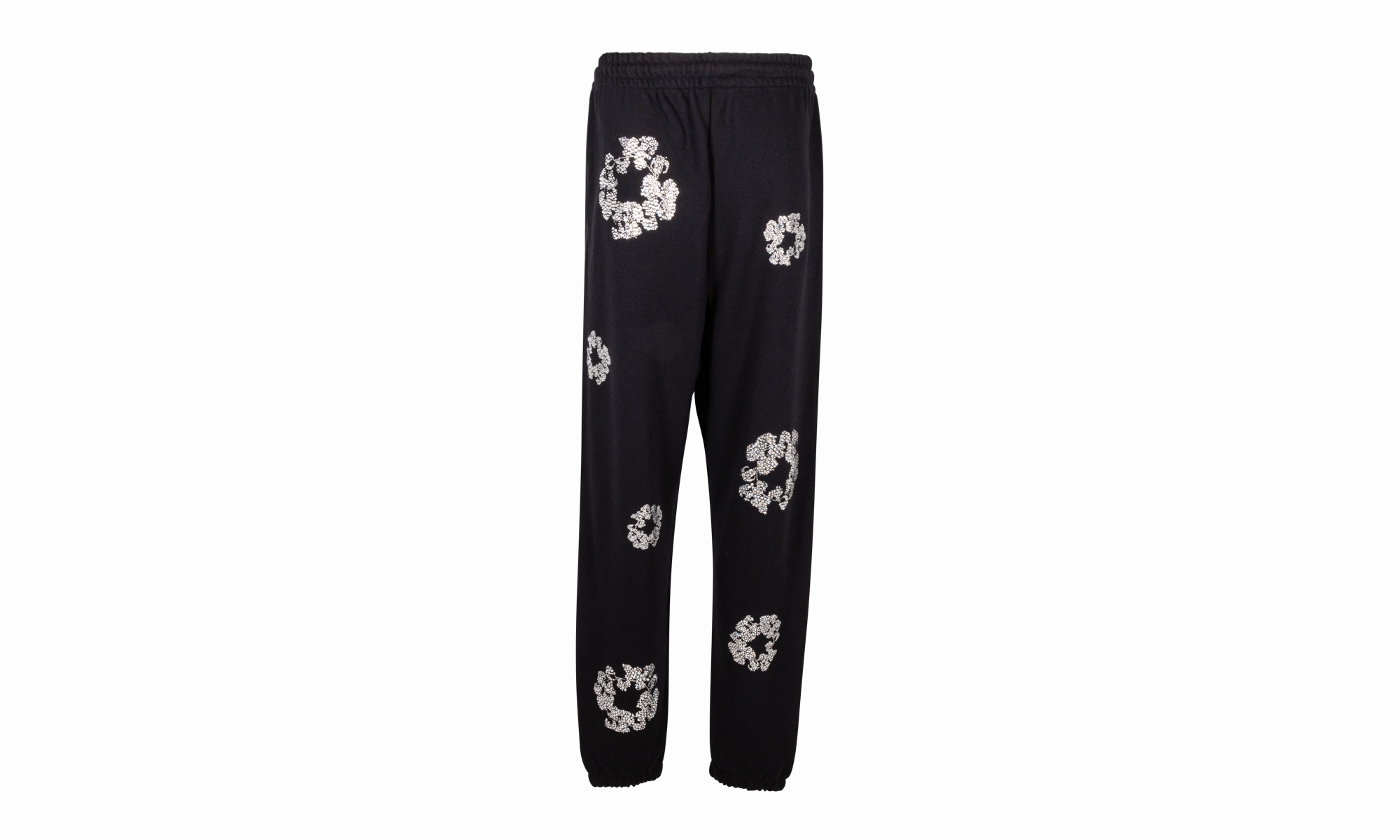Cashmere Swarovski Cotton Wreath Sweatpants "Black"