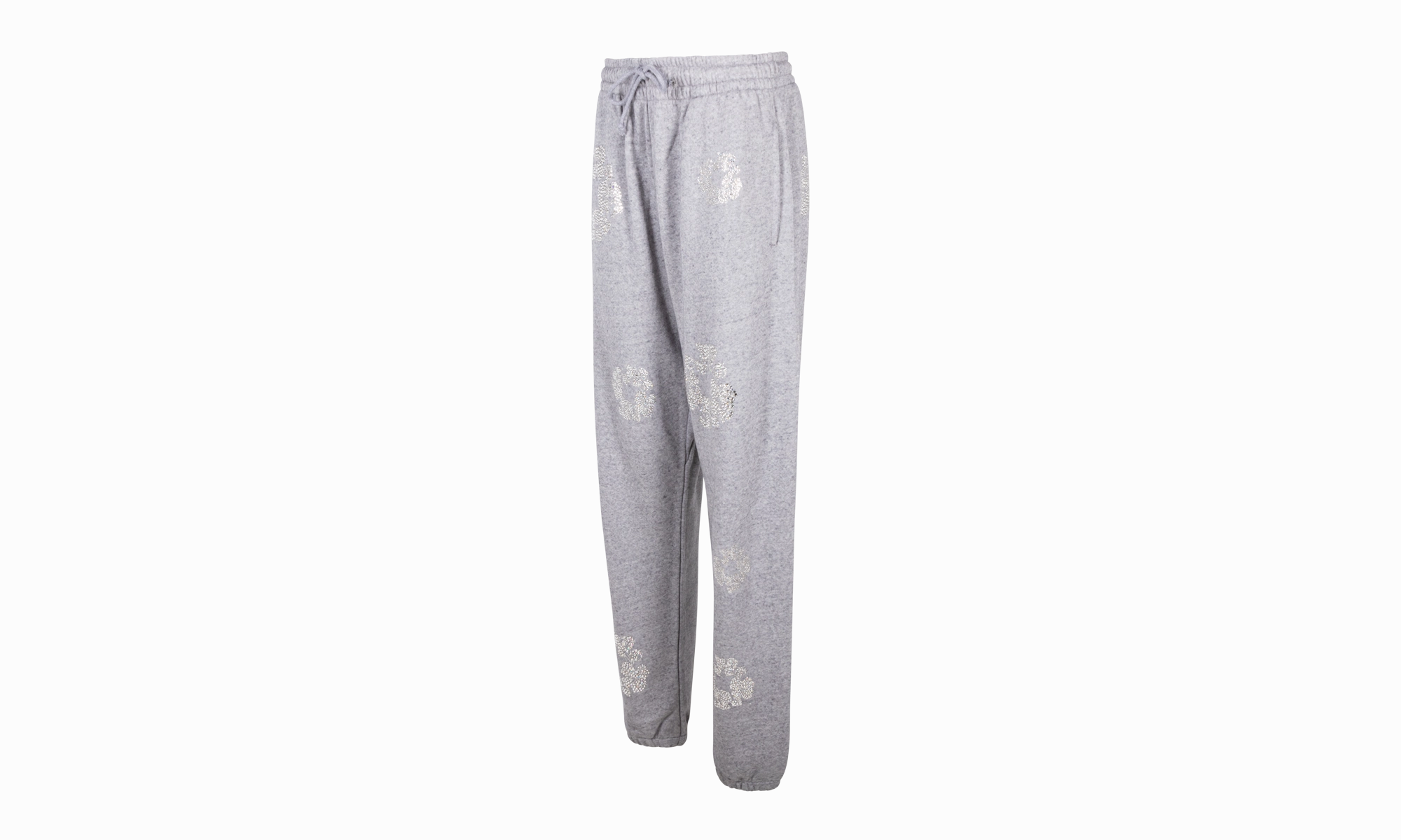 Cashmere Swarovski Cotton Wreath Sweatpants "Grey"