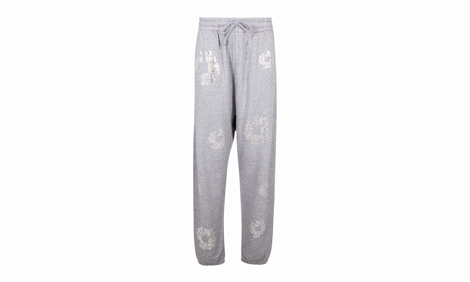 Cashmere Swarovski Cotton Wreath Sweatpants "Grey"