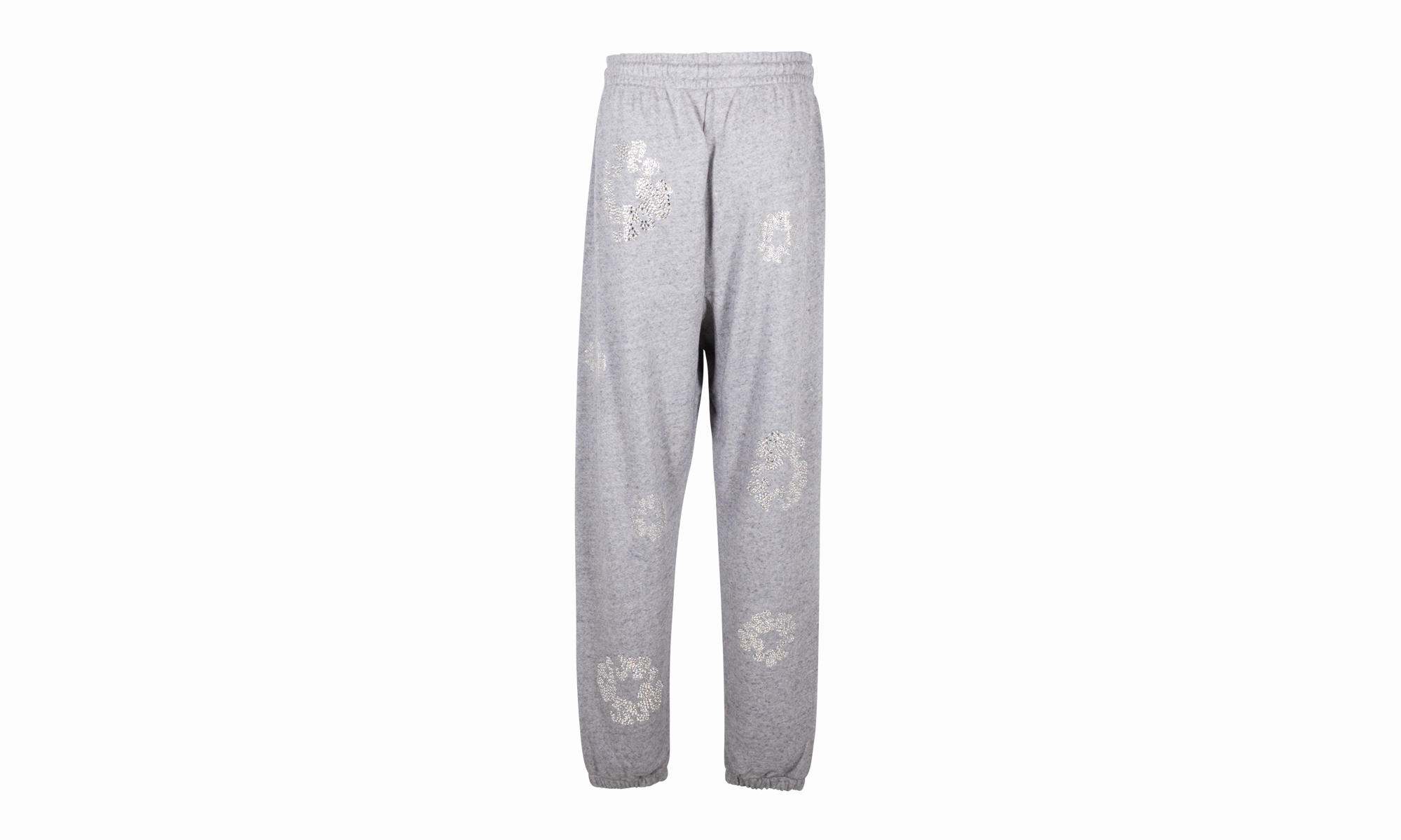 Cashmere Swarovski Cotton Wreath Sweatpants "Grey"