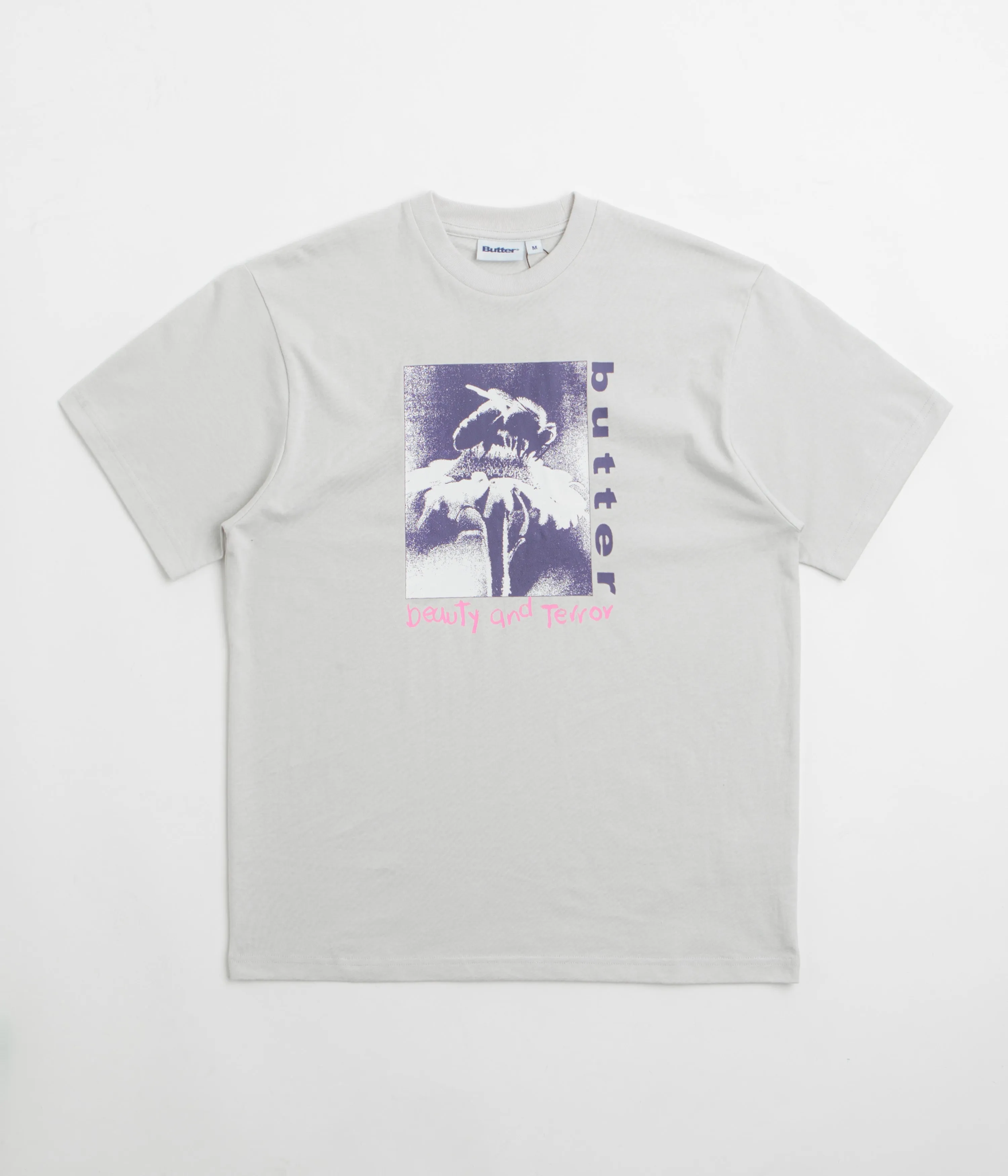 Butter Goods Beauty T-Shirt - Cement Airbnb event bead