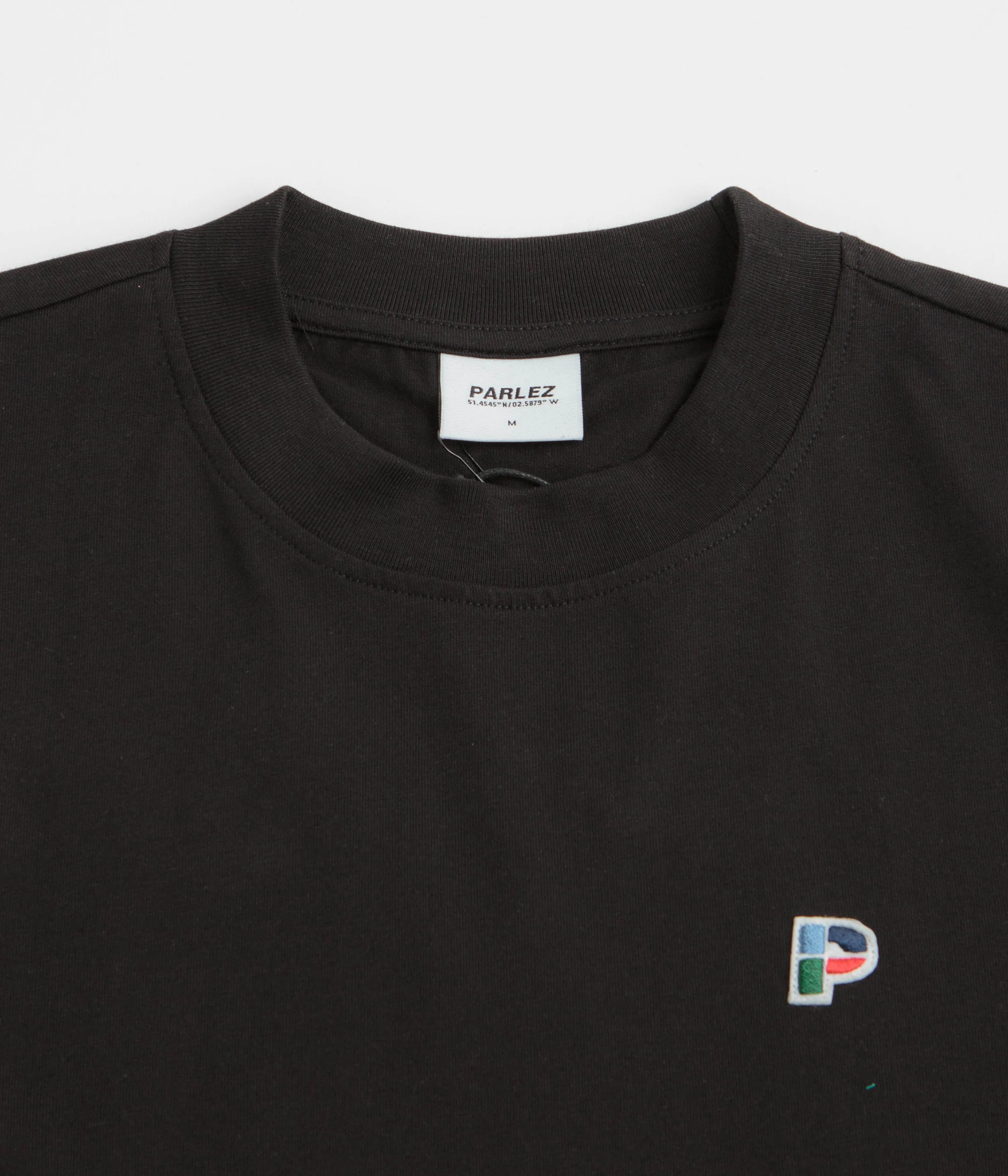 simple design Parlez Adduco T-Shirt - Black