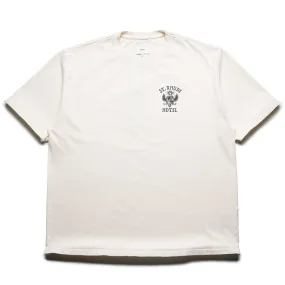 Elasticized long hem Rhude St. Rhude Seal Tee - Vintage White