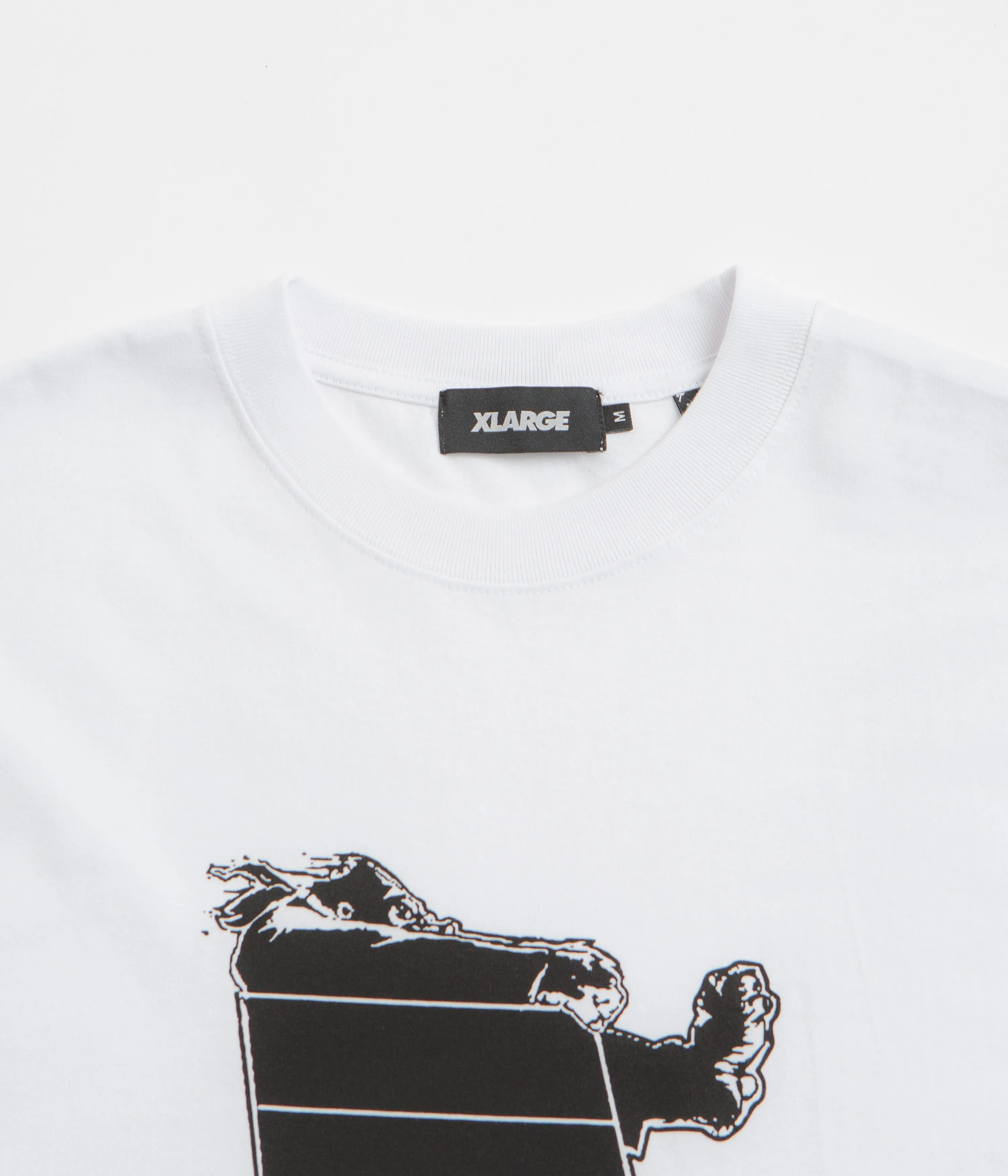 Fade Resistant XLarge Wind Pressure T-Shirt - White