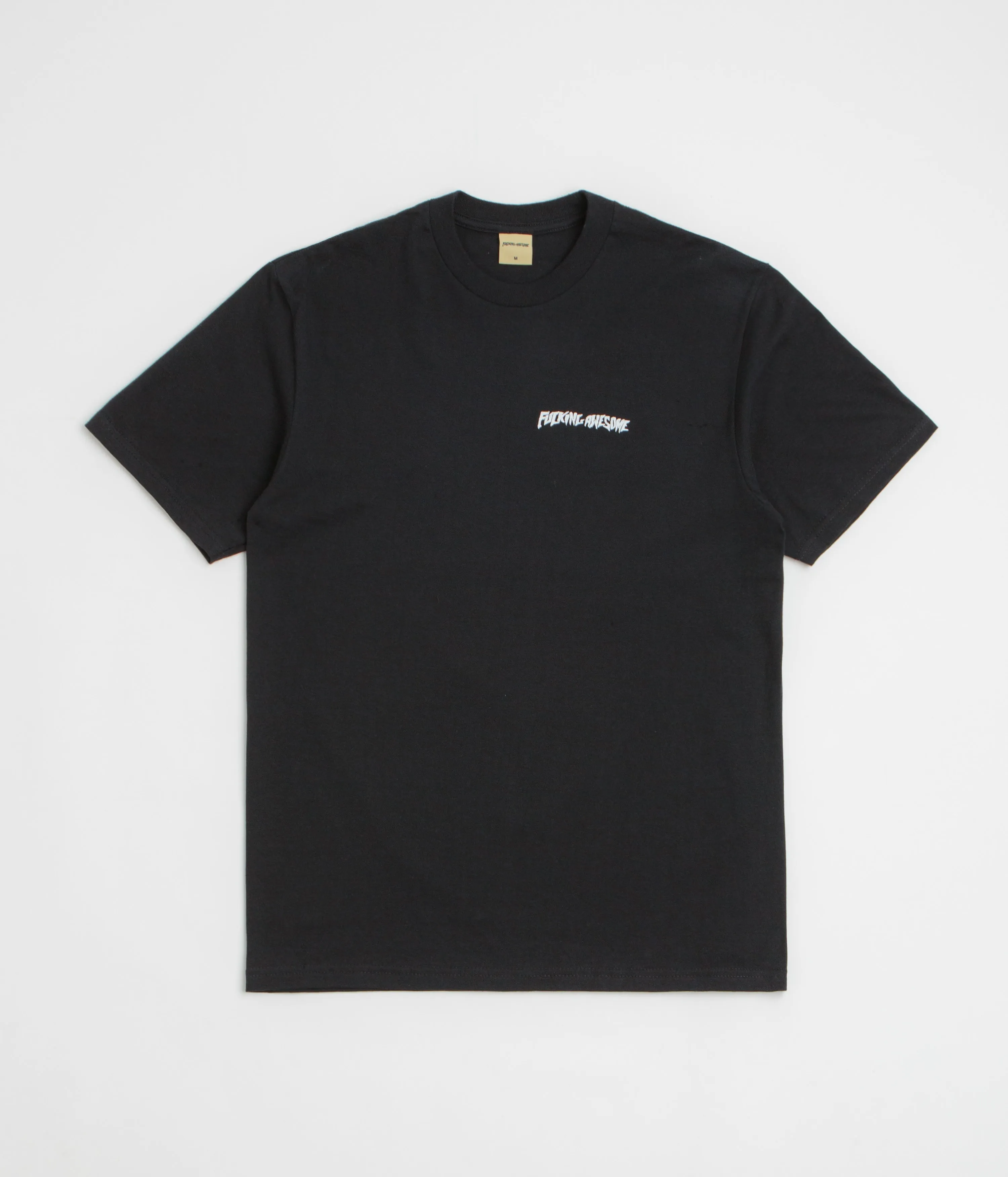 Bright Colors sweater silhouette Fucking Awesome Believe T-Shirt - Black